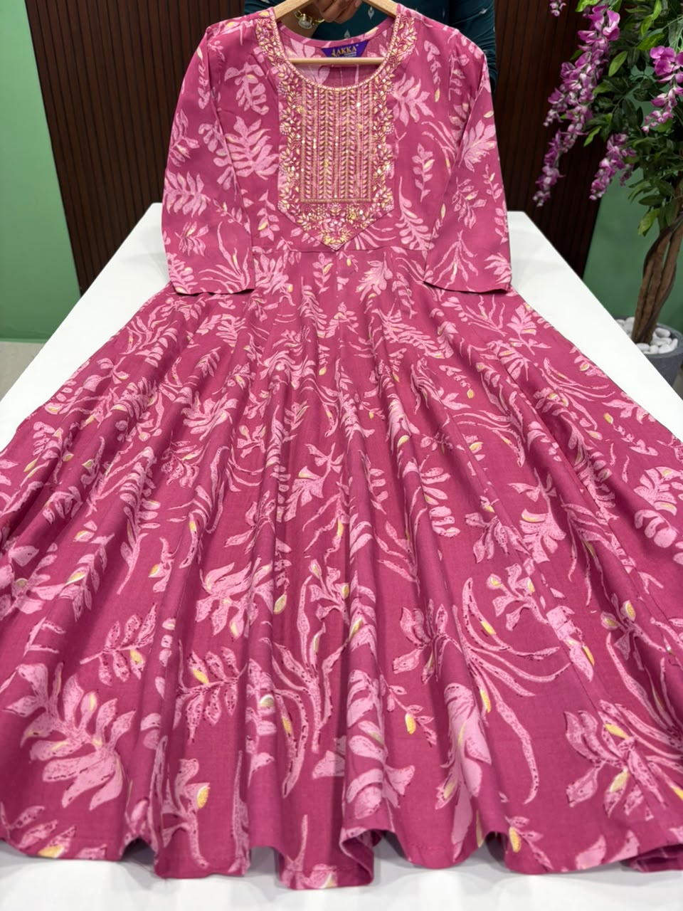 SS8037 Full Length Flared Anarkali