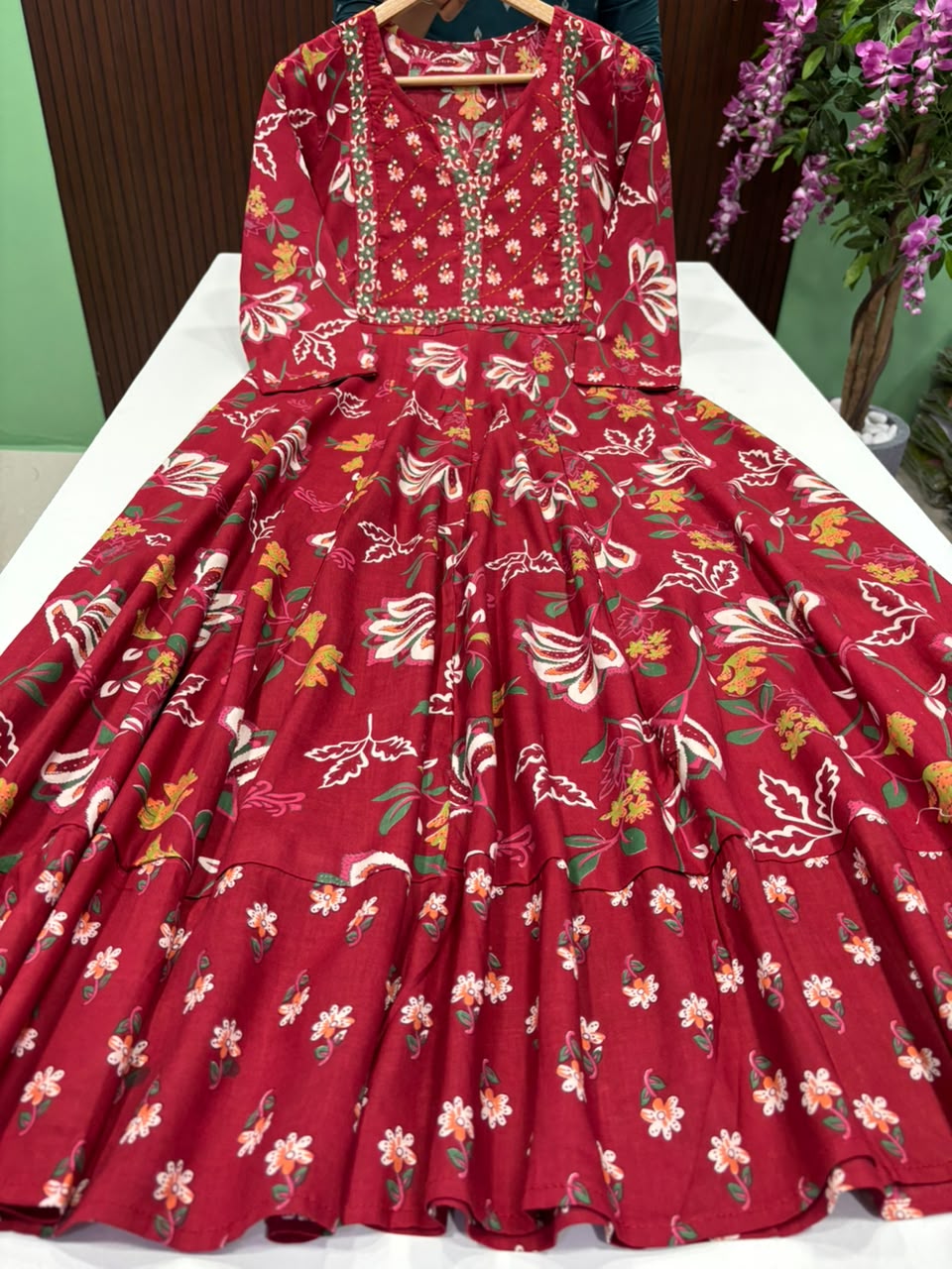 SS8039 Full Length Flared Anarkali