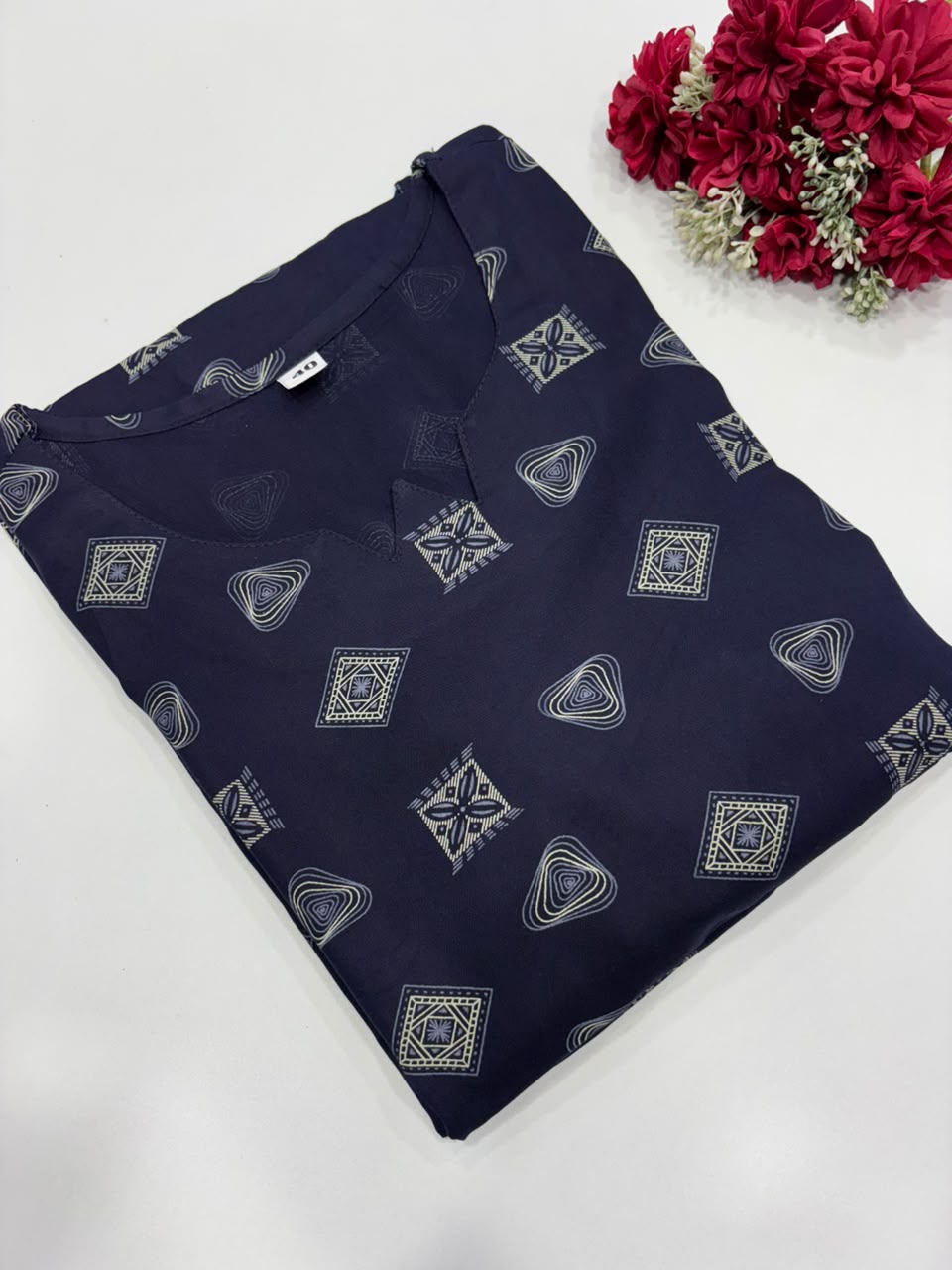 SS8036 Regular Wear Side Open Kurti