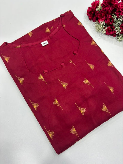 SS8035 Regular Wear Side Open Kurti