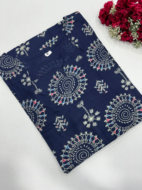 SS8034 Regular Wear Side Open Kurti