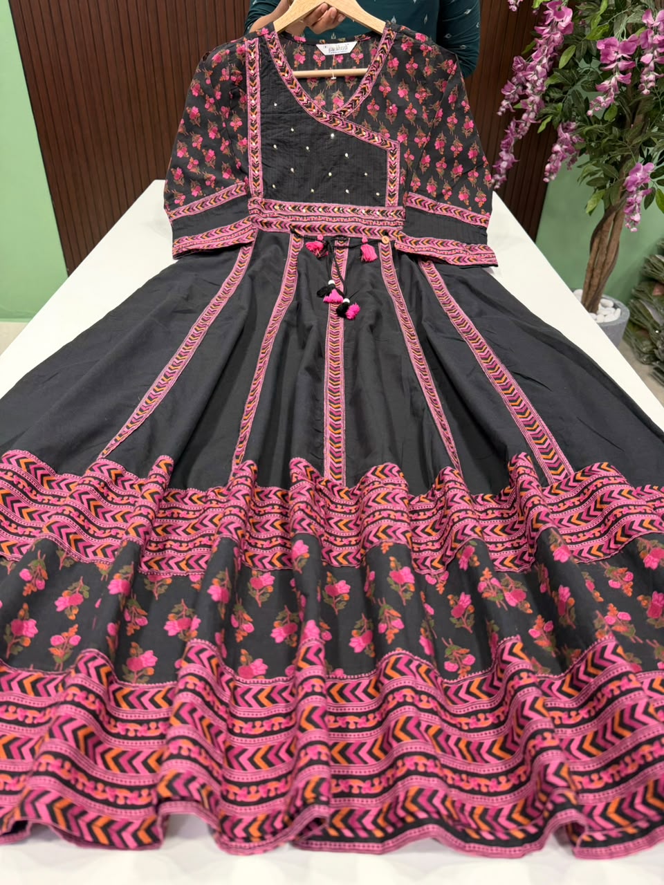 SS8046 Full Length Cotton Anarkali