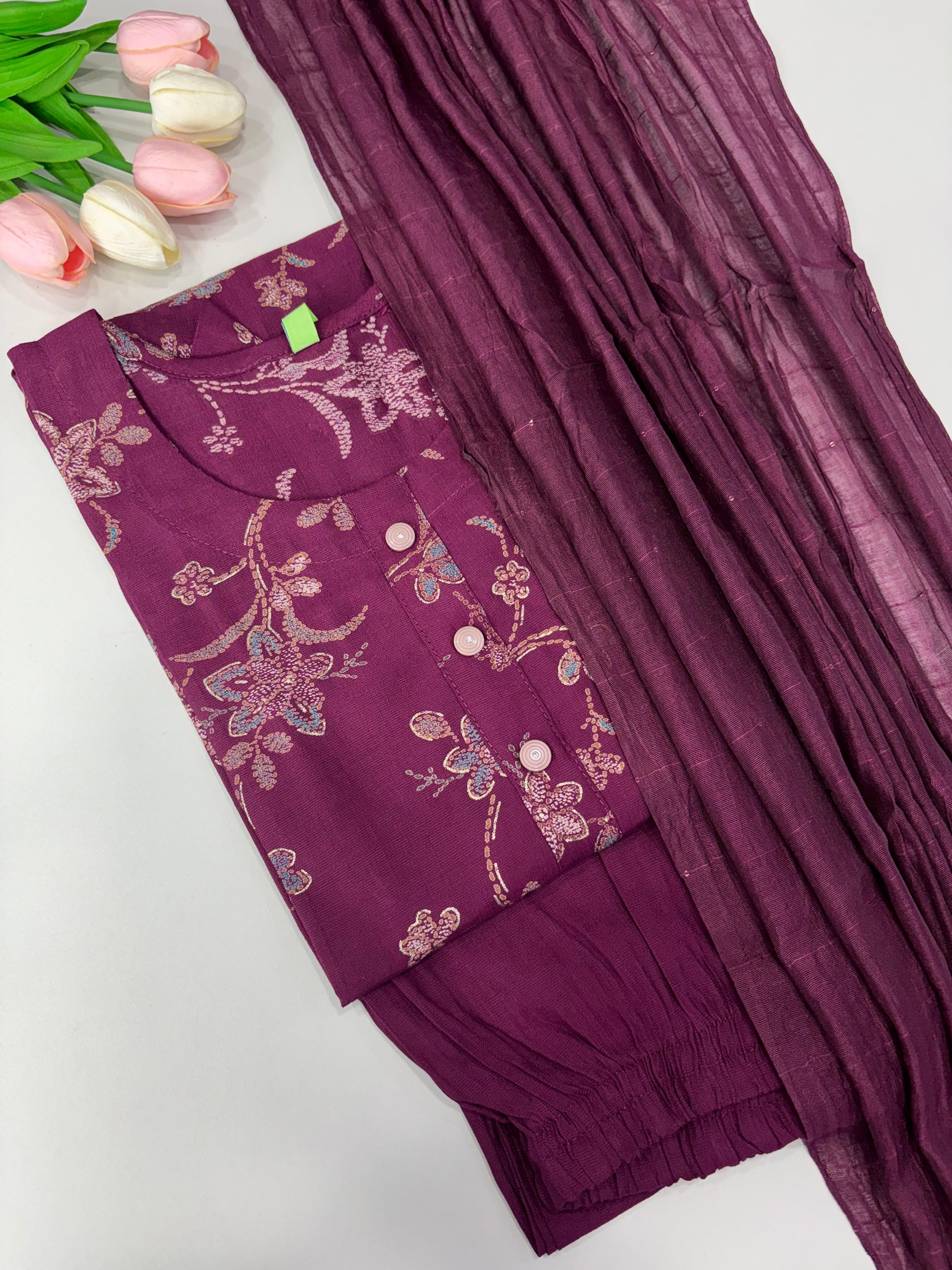 SS8063 Vatican Silk Salwar Set