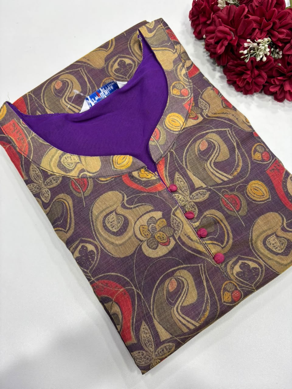 SS8198 Premium Tissue Silk Kurti