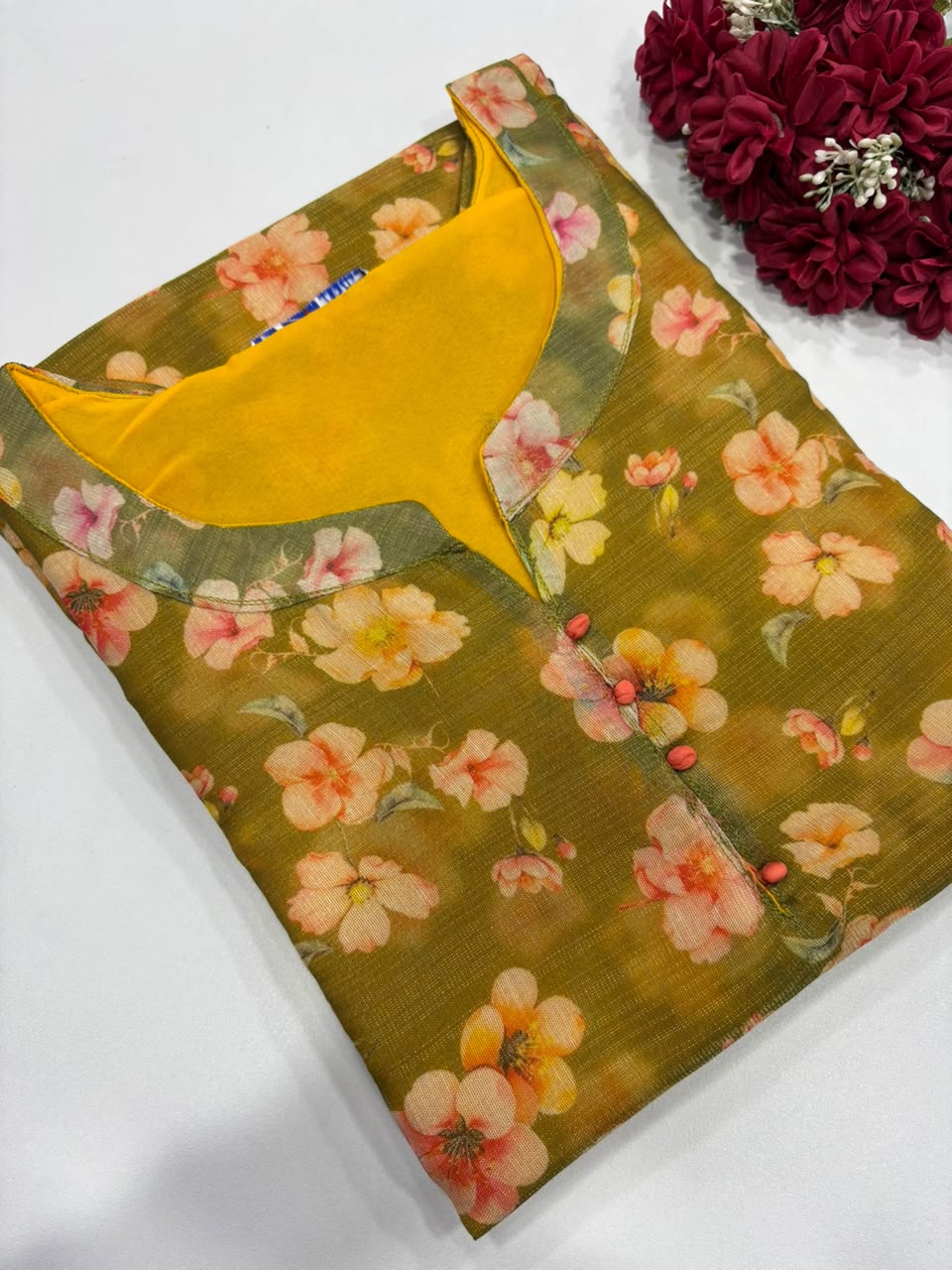 SS8201 Premium Tissue Silk Kurti