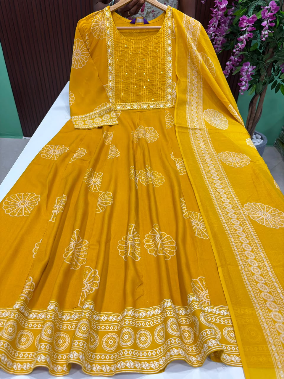 SS8312 Full Length Anarkali with Dupatta Set