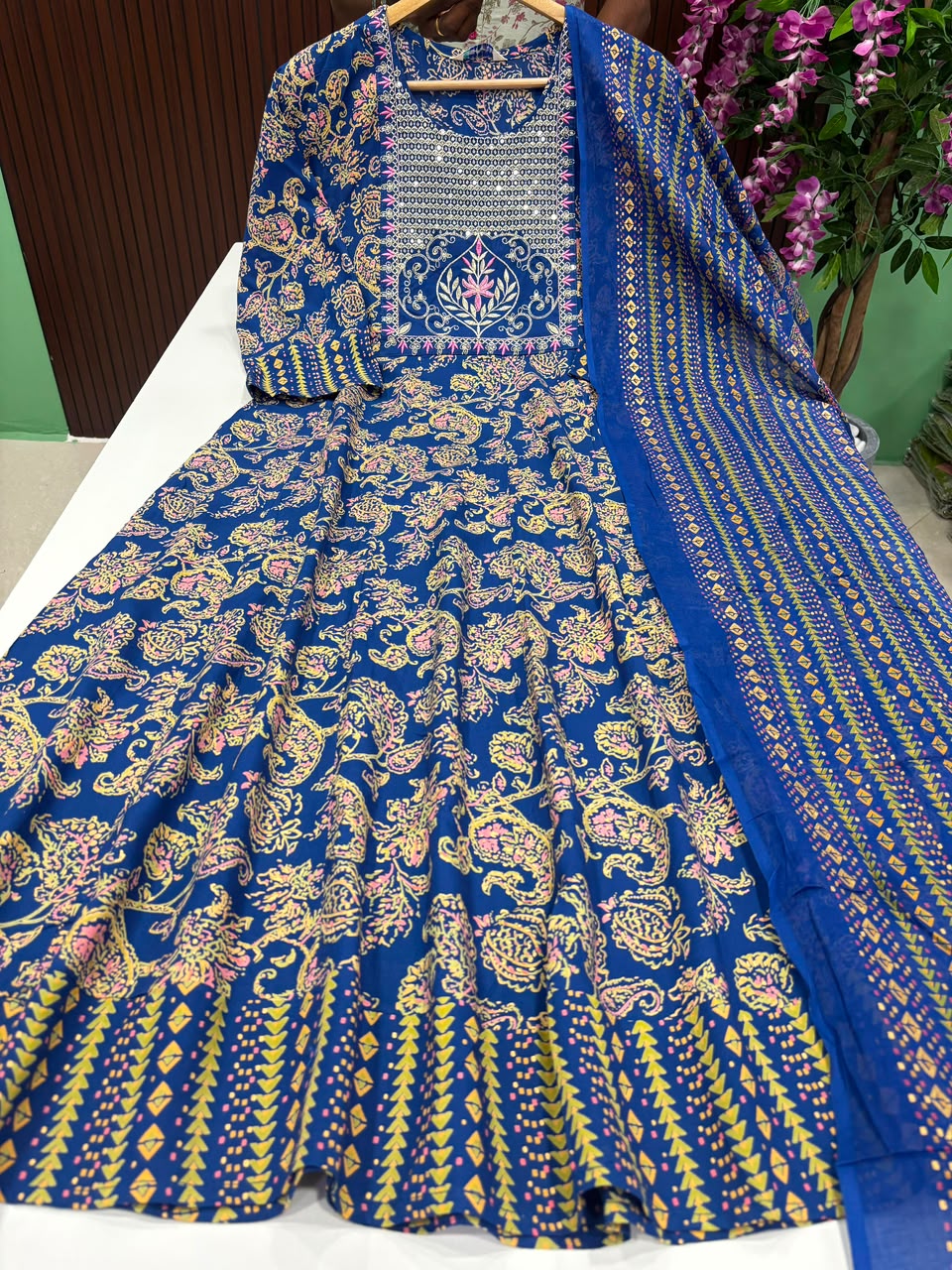 SS8313 Full Length Anarkali with Dupatta Set