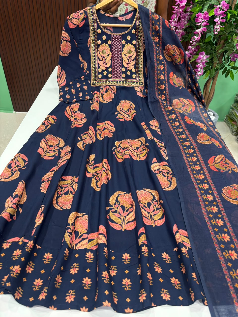 SS8314 Full Length Anarkali with Dupatta Set