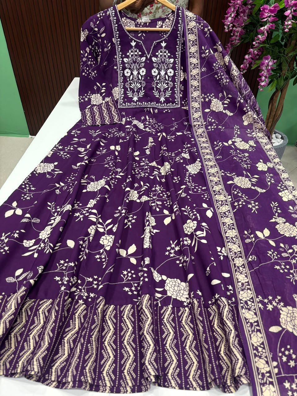 SS8315 Full Length Anarkali with Dupatta Set