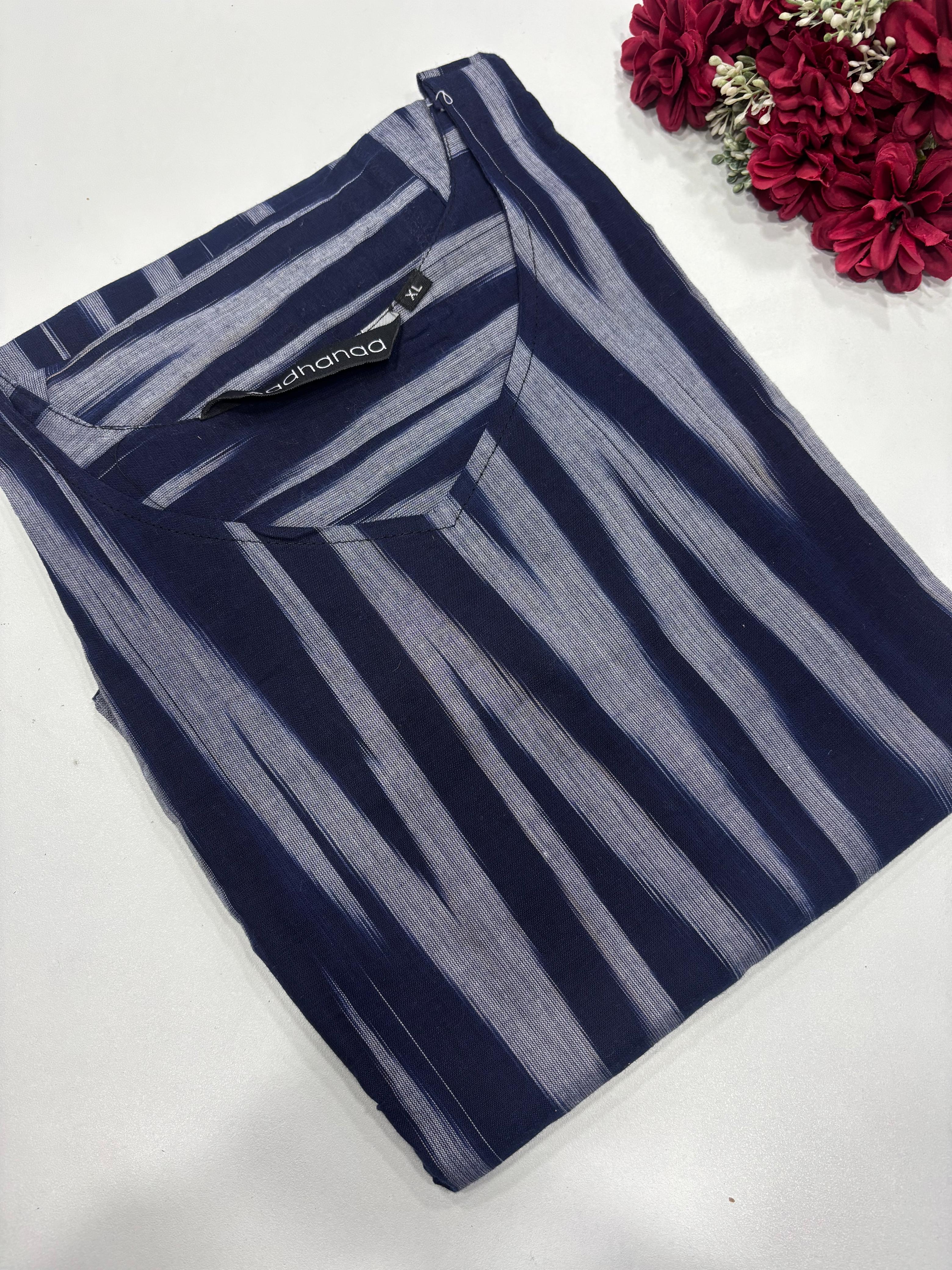 Ikkat Cotton Kurti
