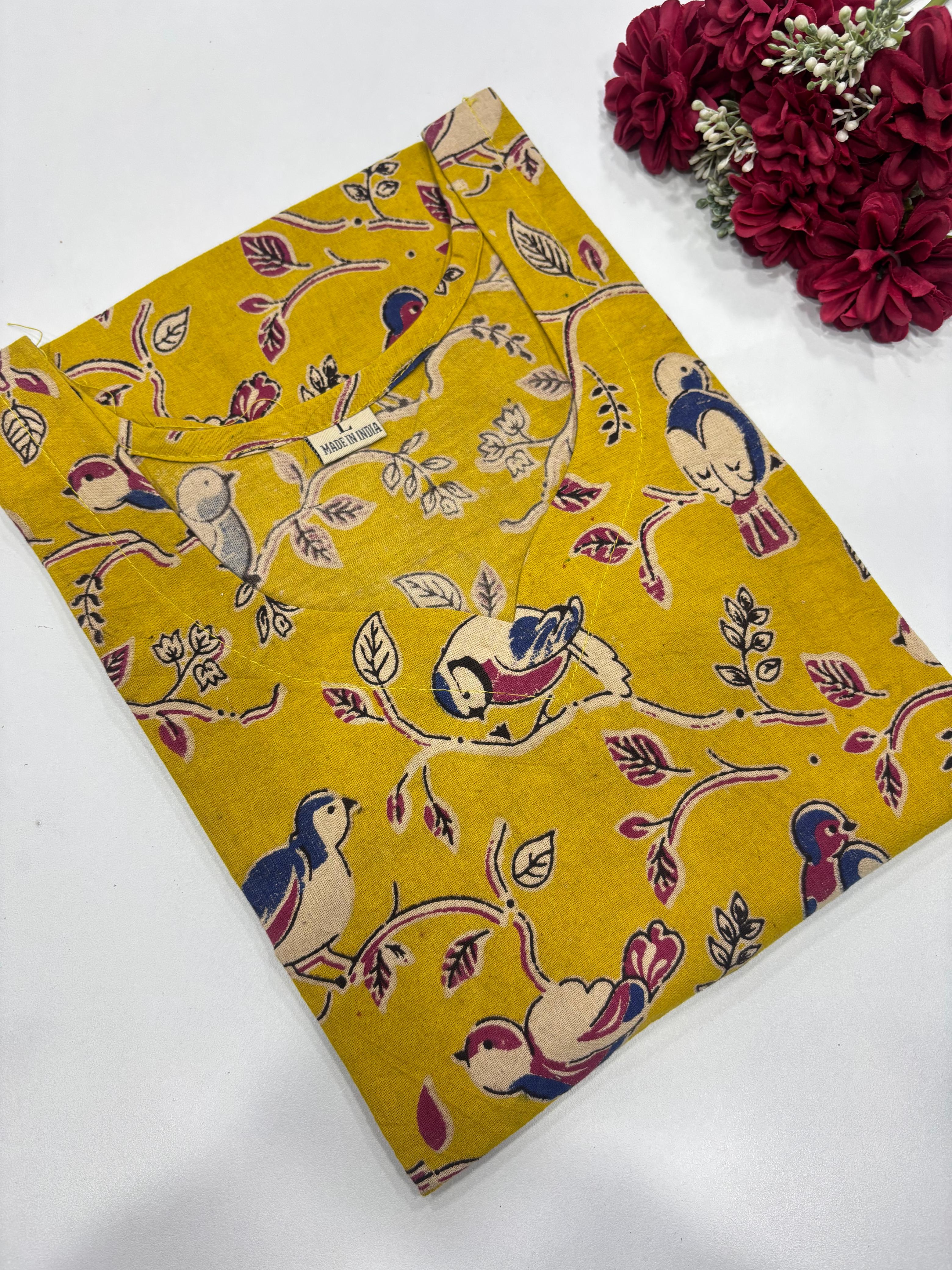 Kalamkari Printed Cotton Kurti