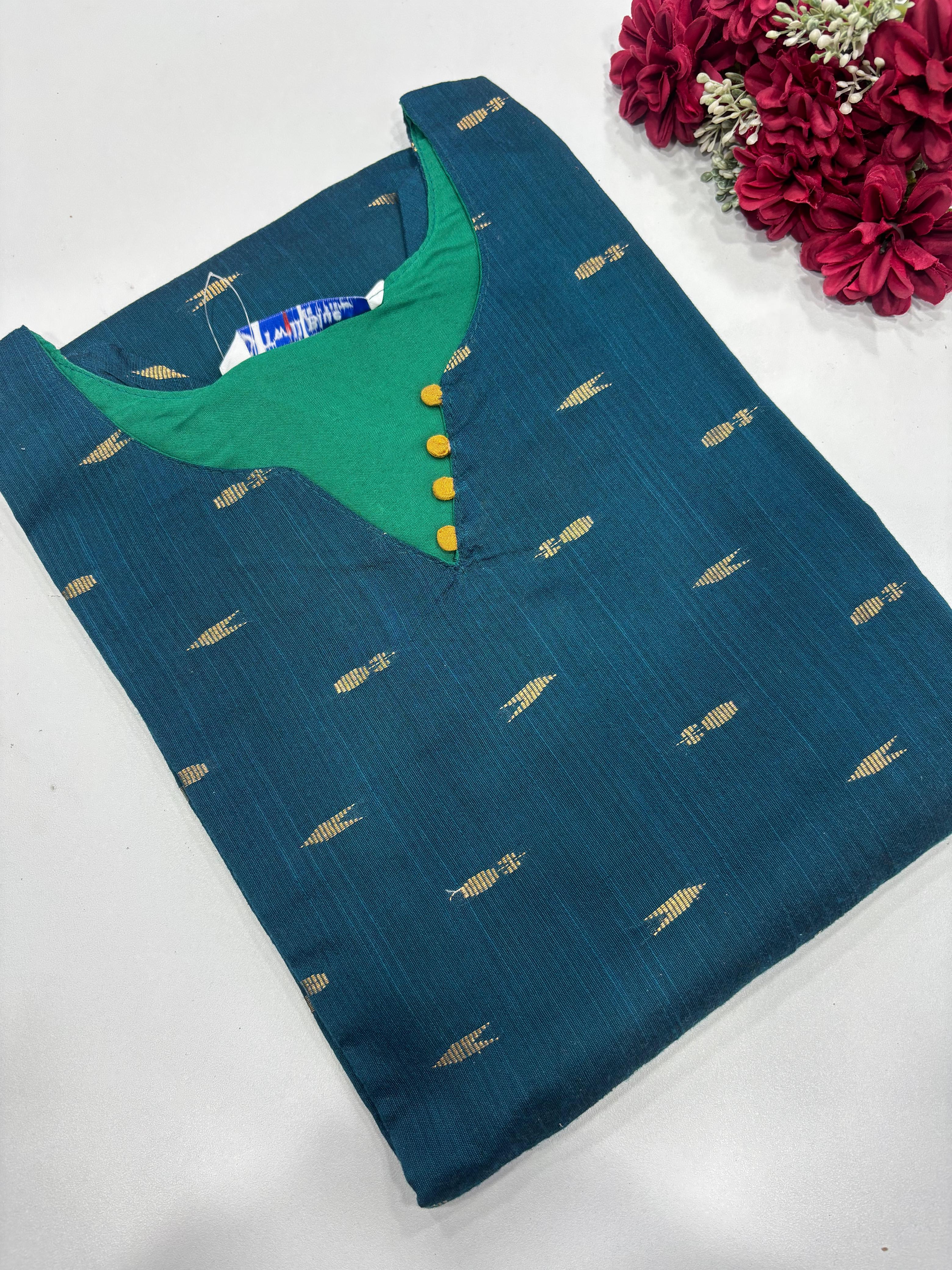 Premium Slub Silk Kurti