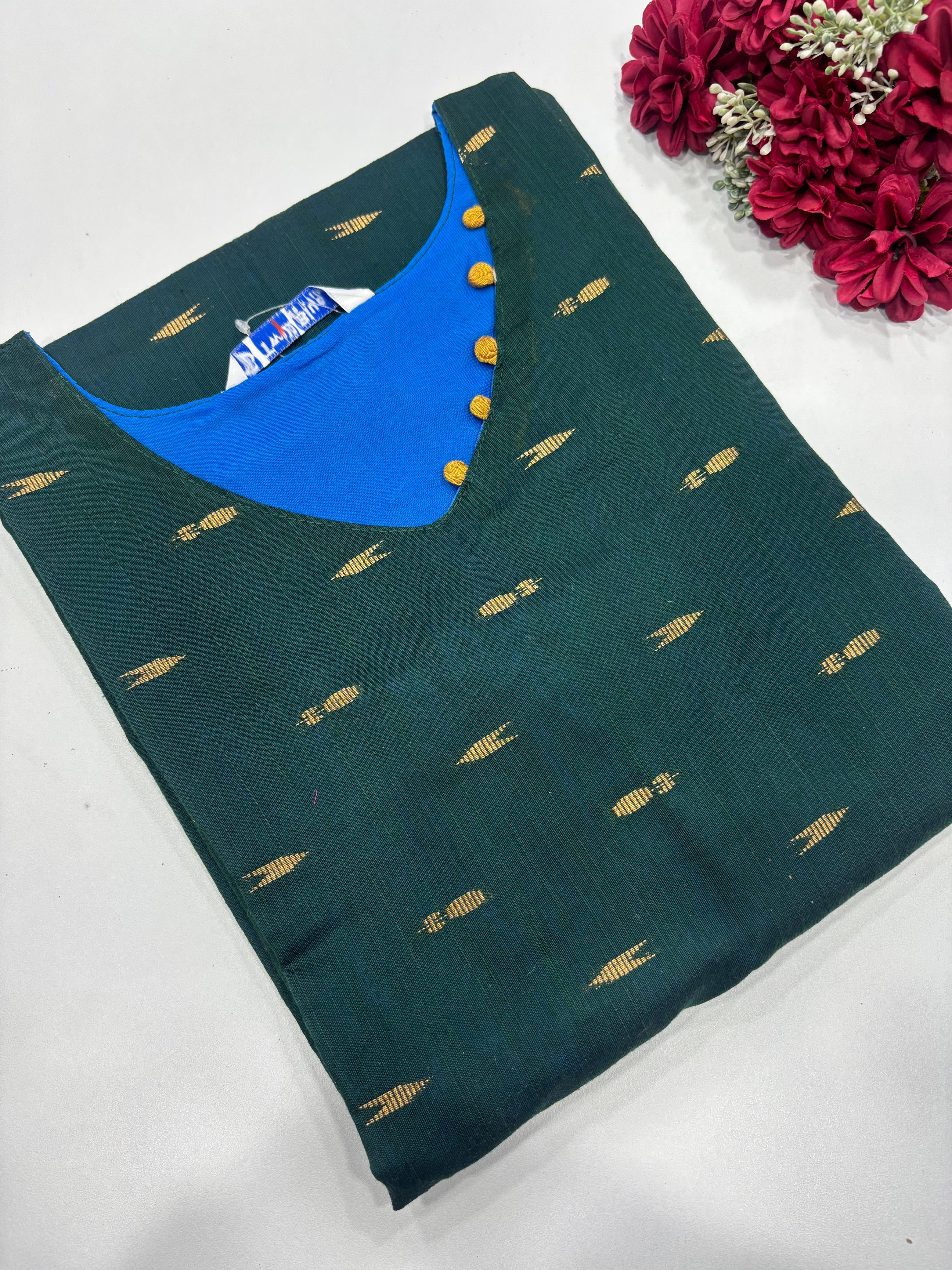 Premium Slub Silk Kurti