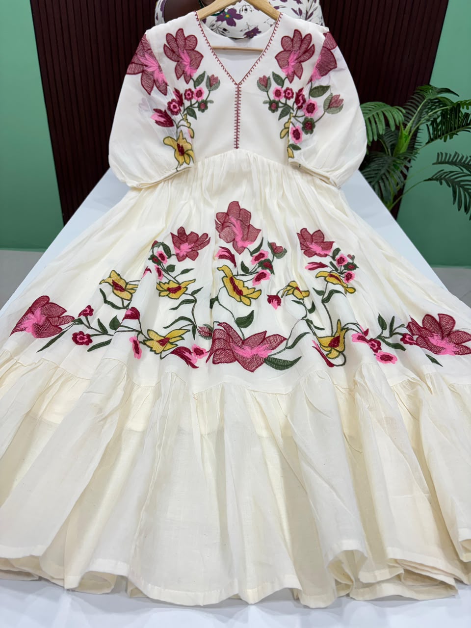 SS8337 Mul Cotton Flared Maxi