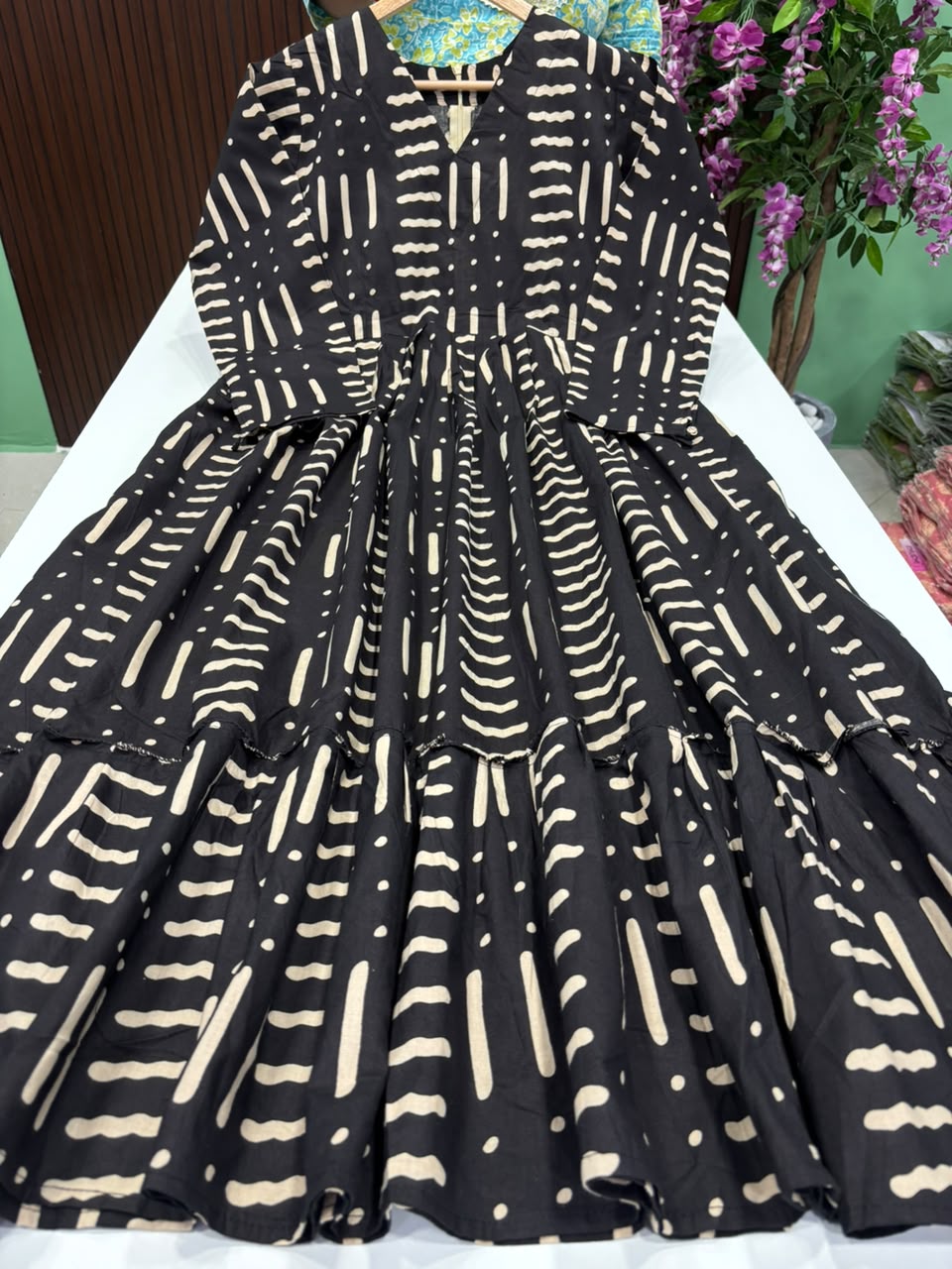 SS8381 Kalamkari Printed Cotton Maxi