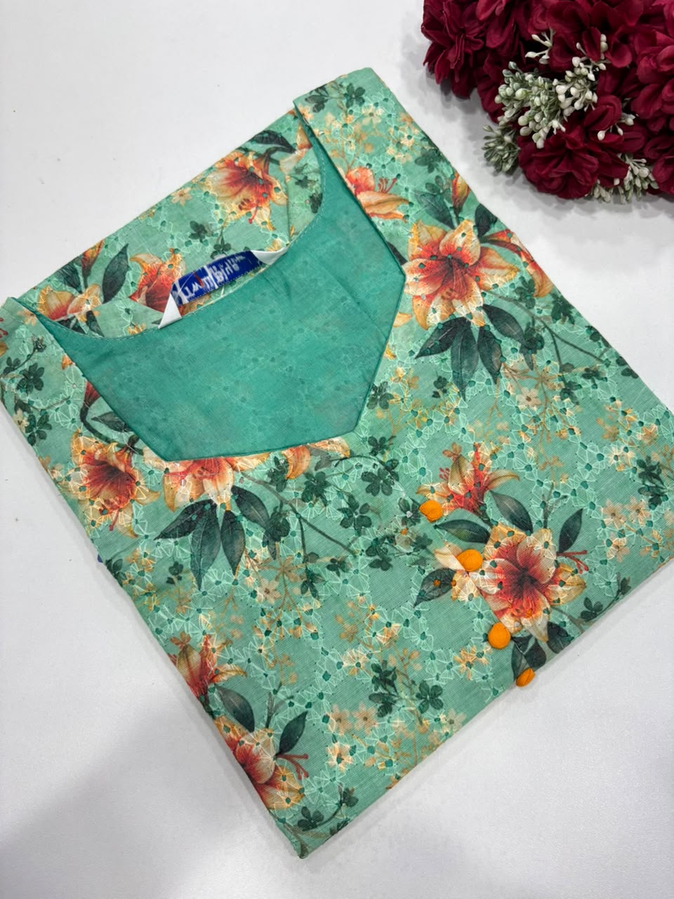 SS8386 Premium Hakoba Cotton Kurti