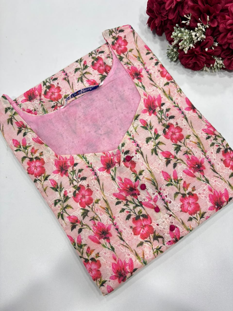 SS8385 Premium Hakoba Cotton Kurti