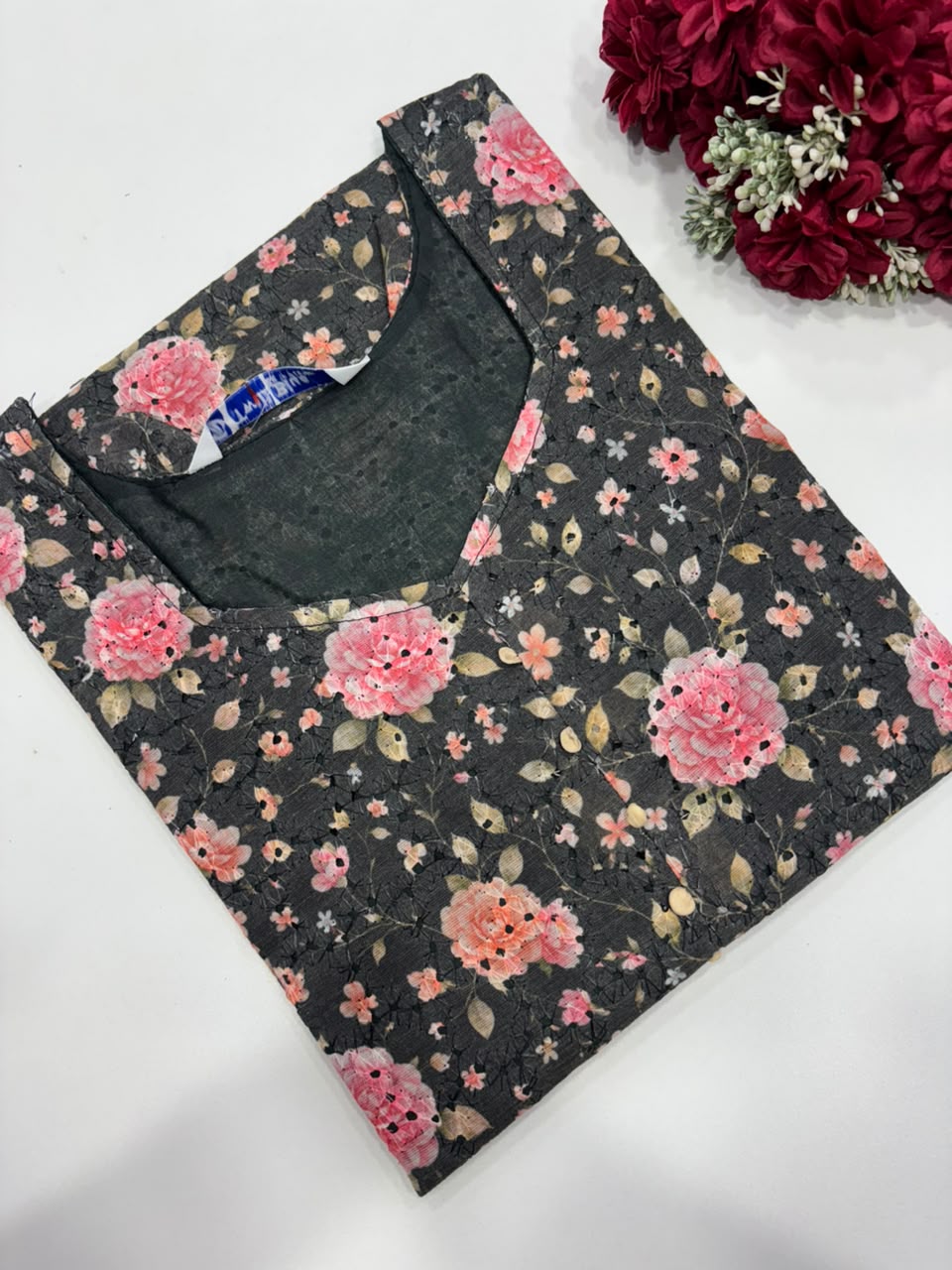 SS8391 Premium Hakoba Cotton Kurti