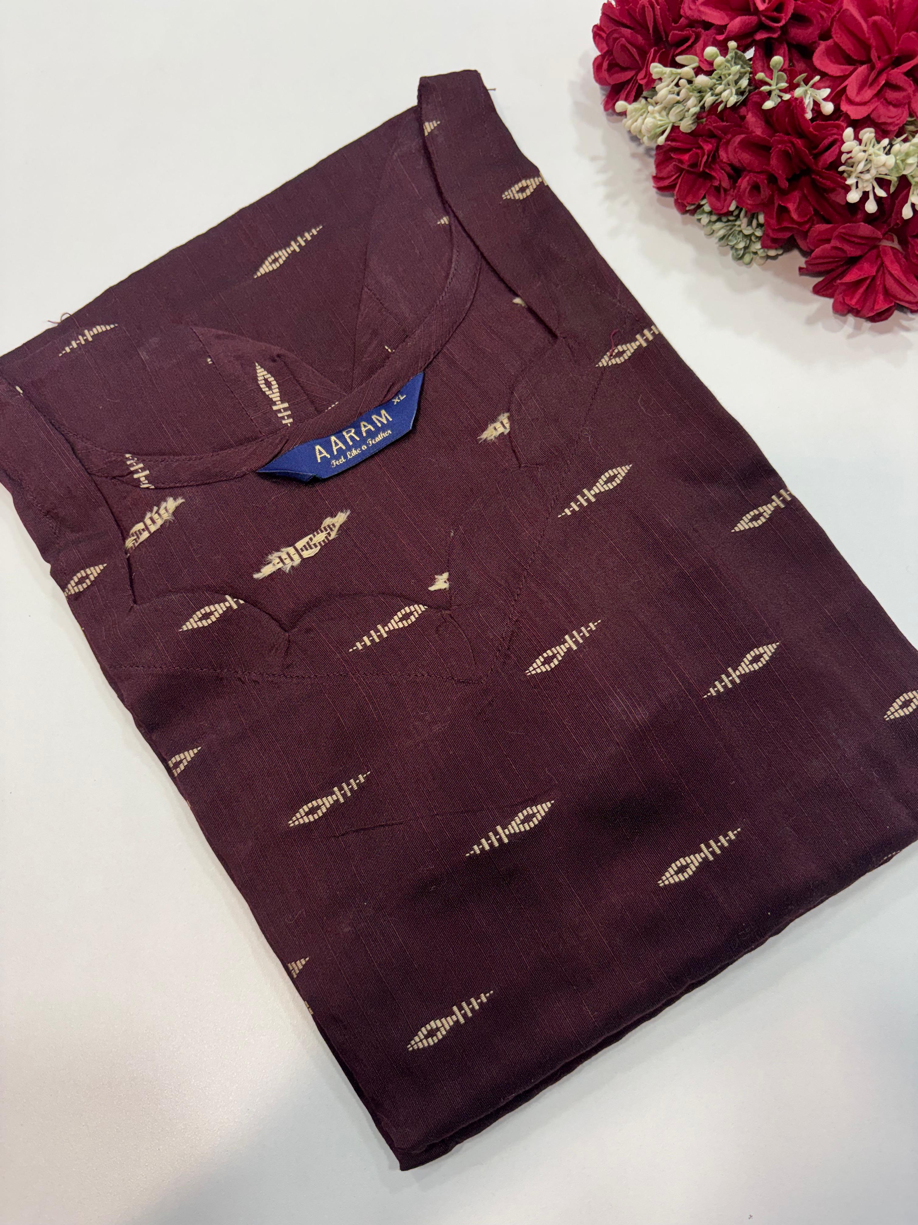 SS8465 Ethnic Raw Silk Kurti