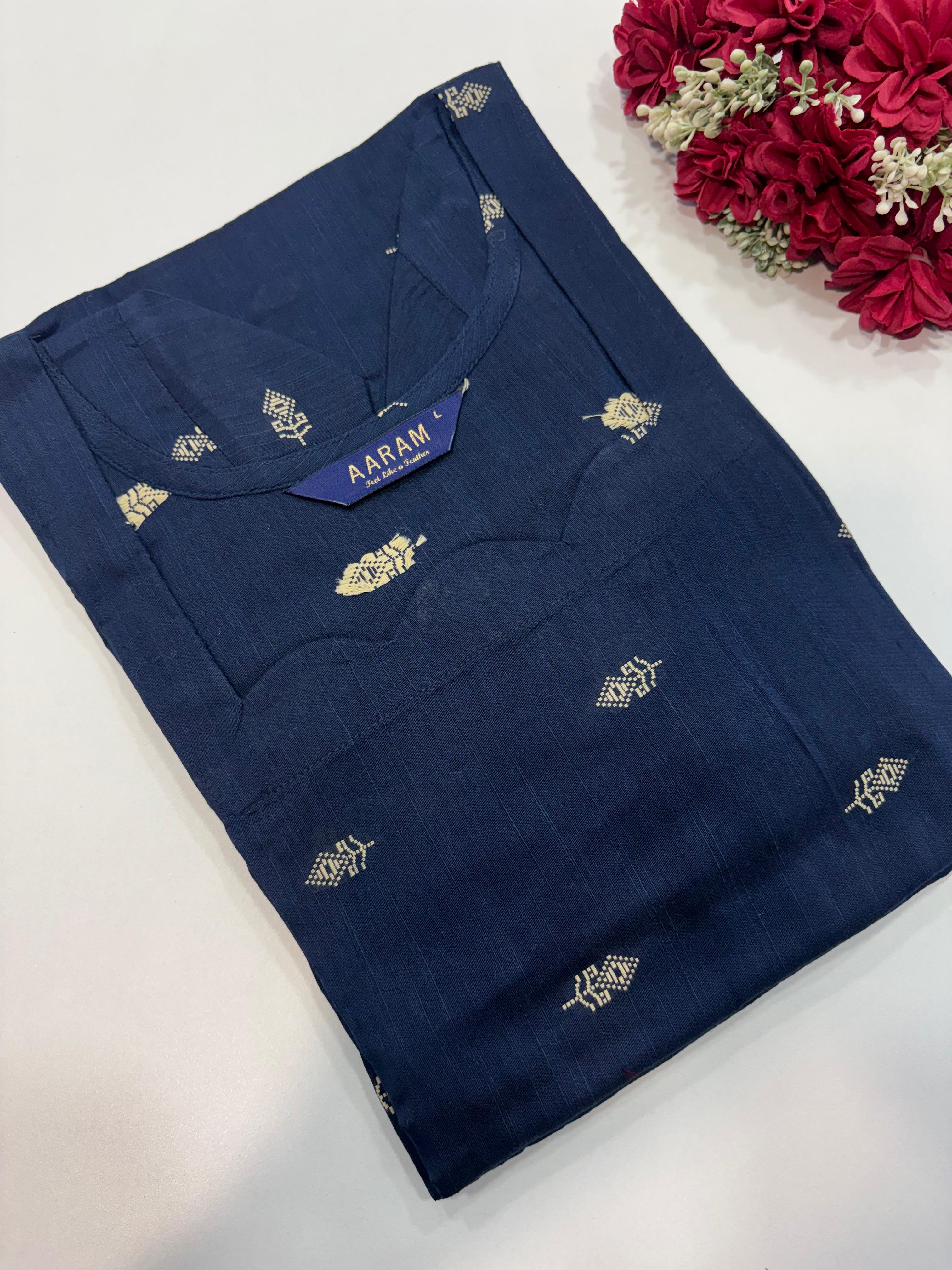 SS8472 Ethnic Raw Silk Kurti