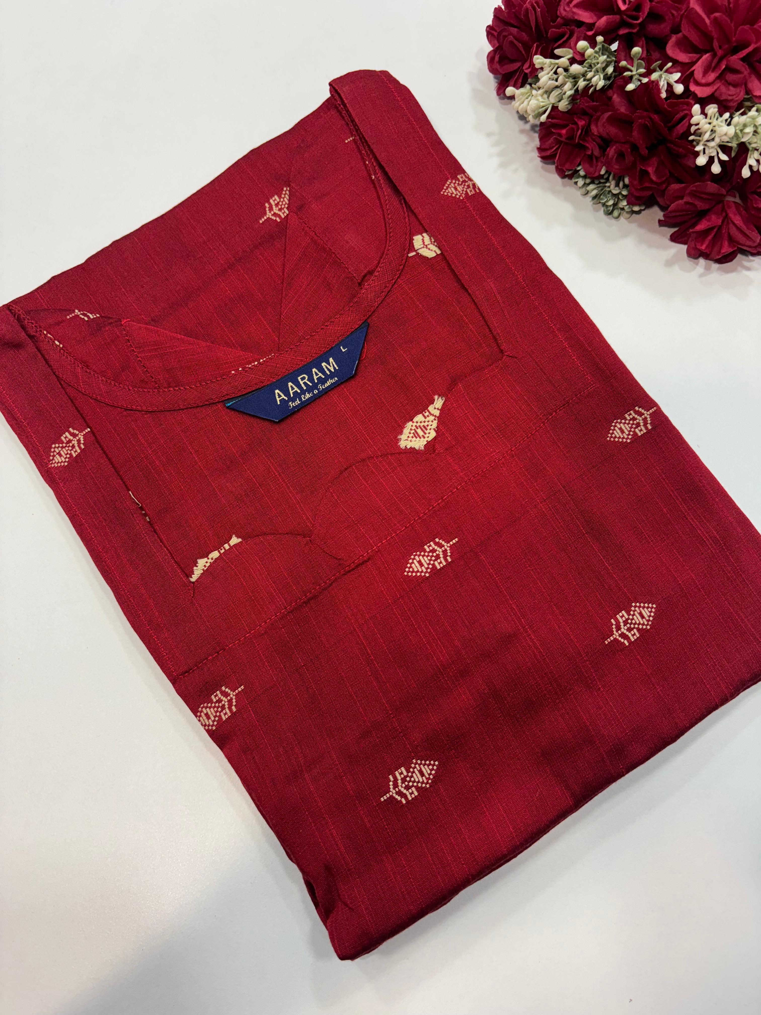 SS8477 Ethnic Raw Silk Kurti