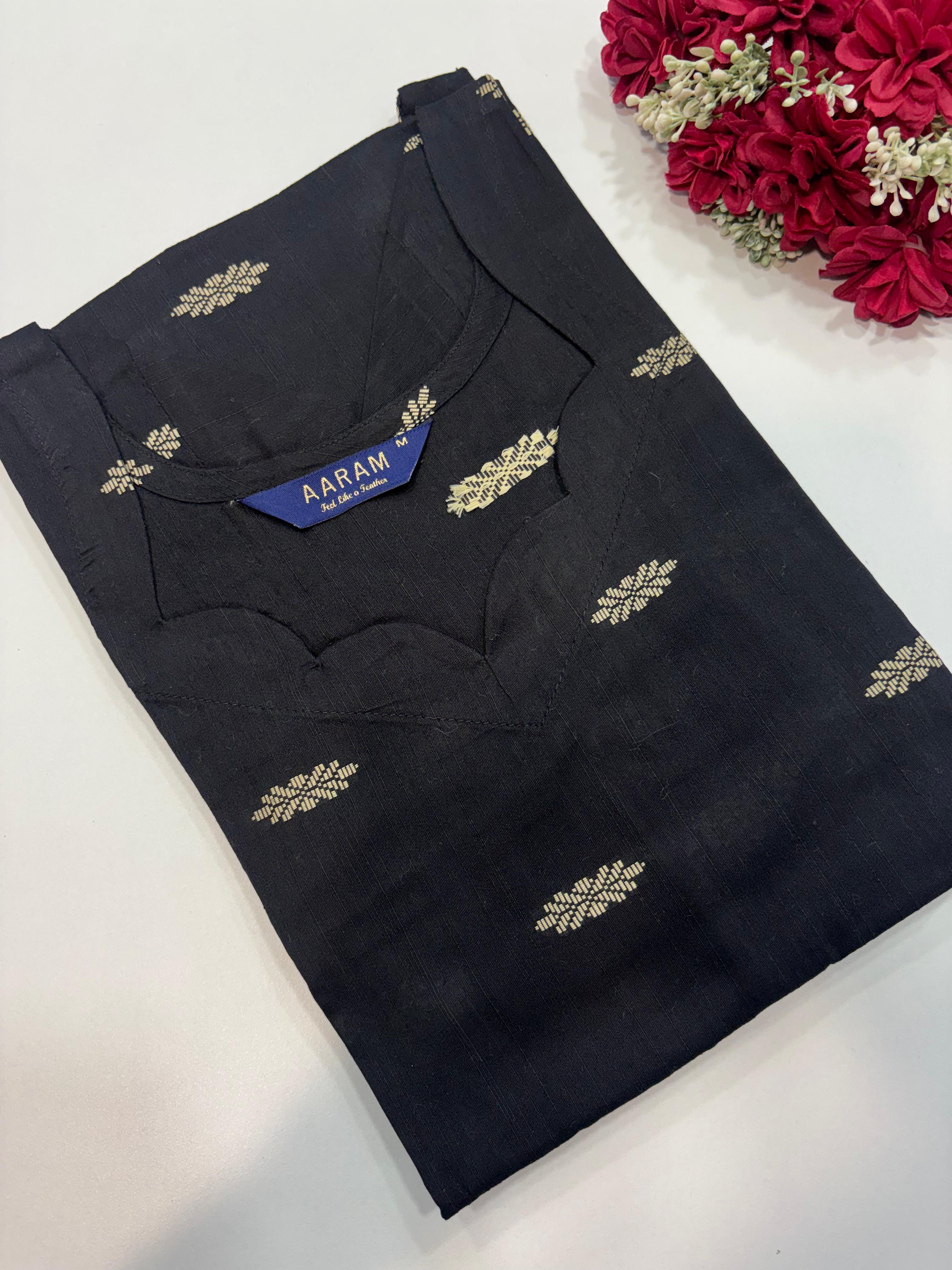 SS8480 Ethnic Raw Silk Kurti