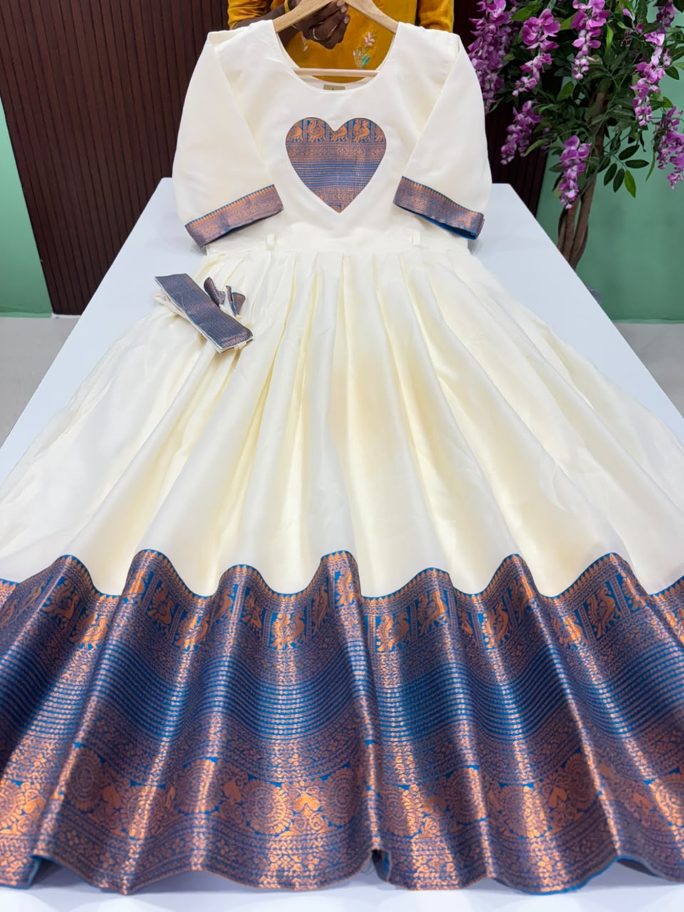 SS8510 Premium Silk Blend Anarkali Gown