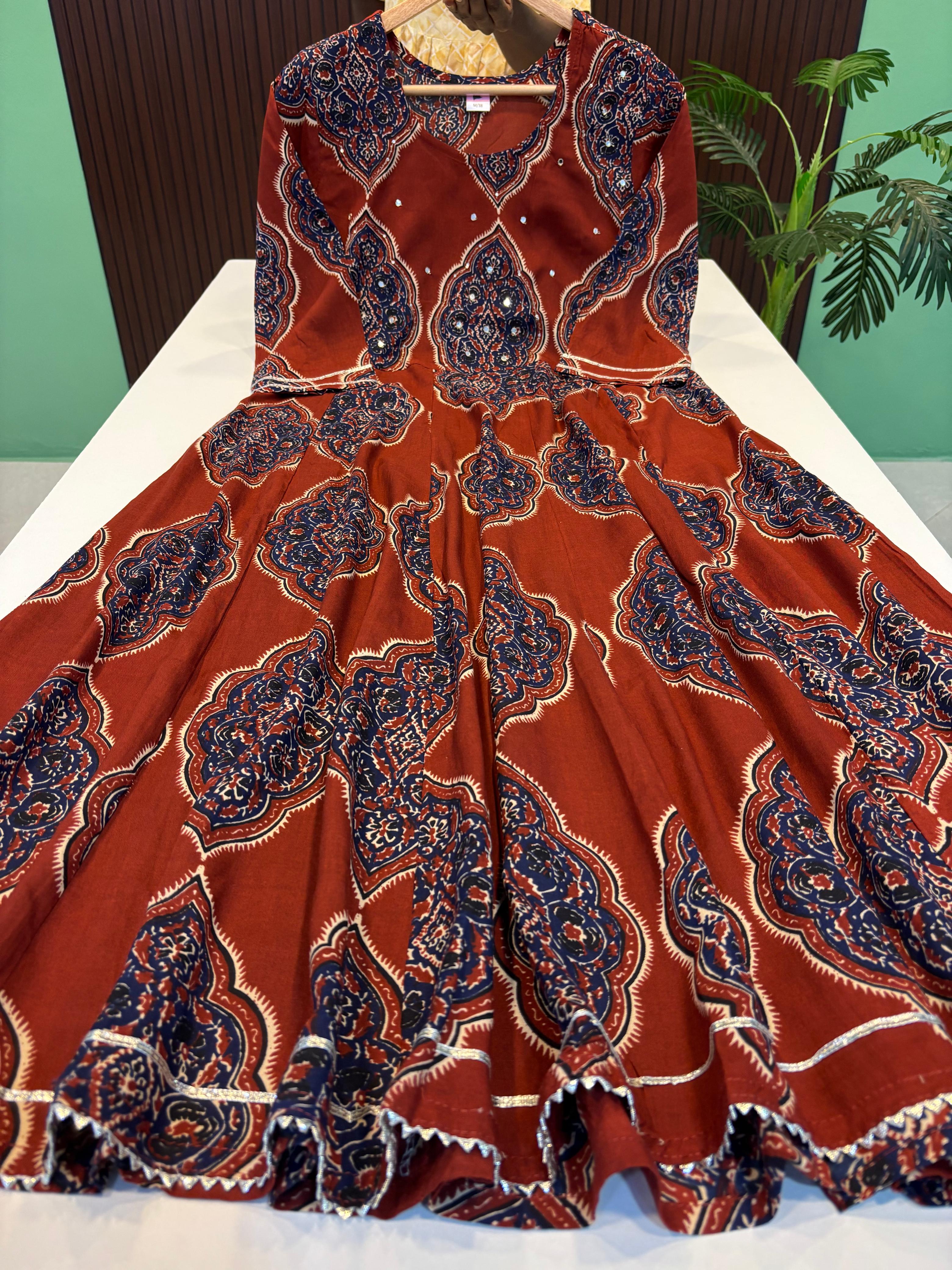 SS8661 Full Length Flared Anarkali