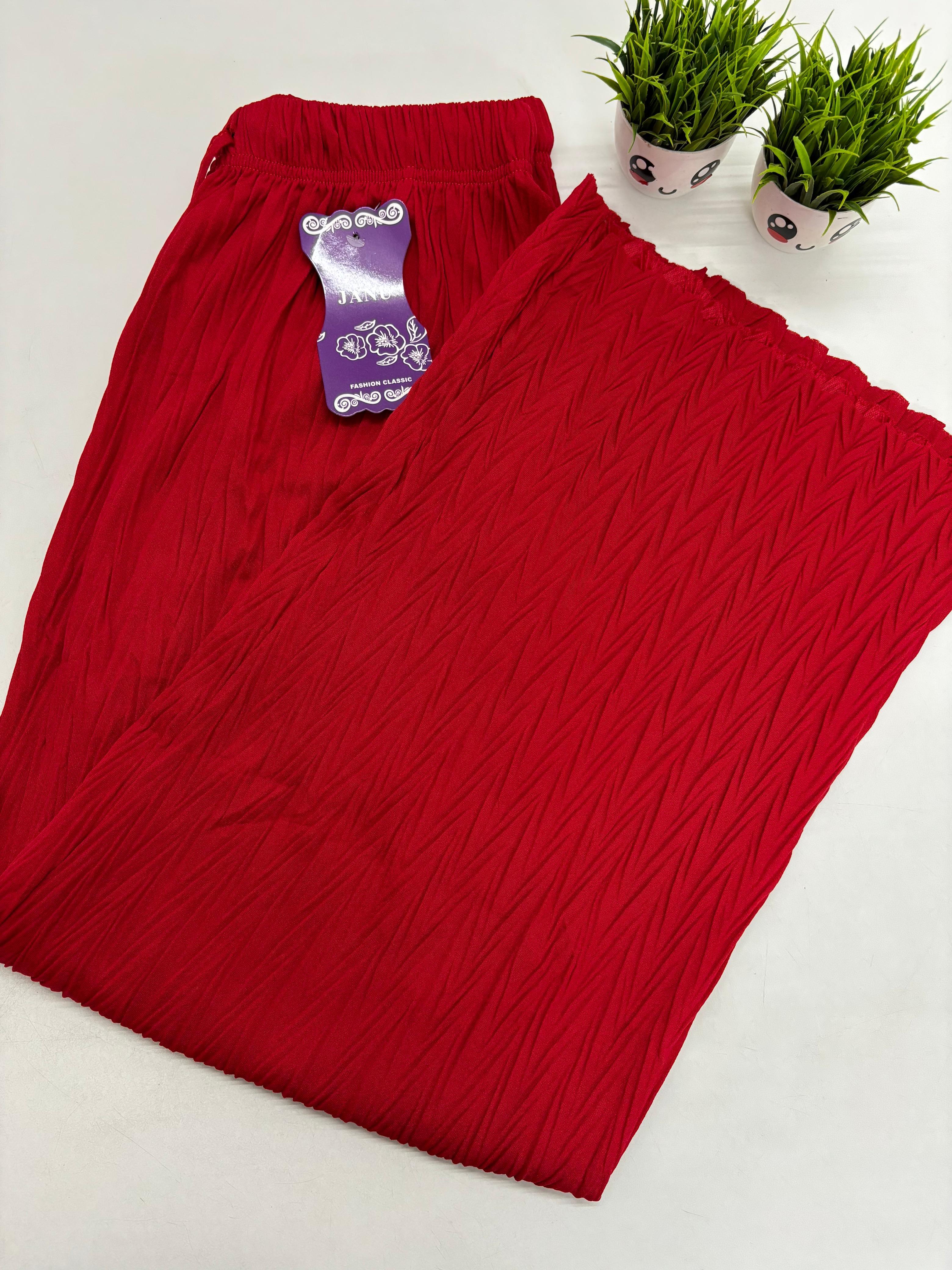 SS8834 Palazzo Pants - RED