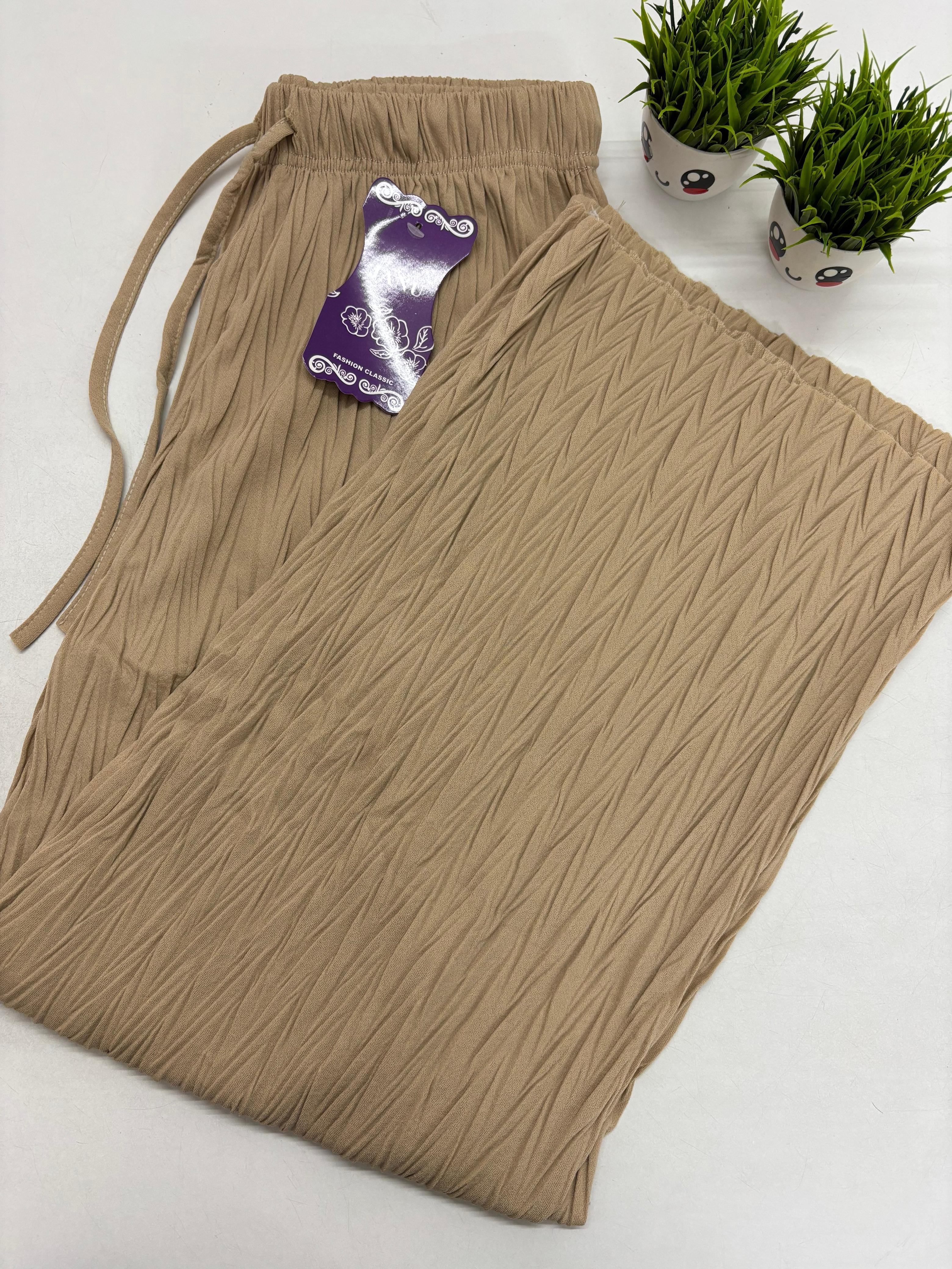 SS8842 Palazzo Pants - SKIN