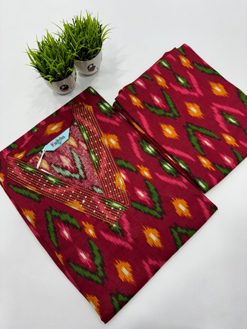SS8863 Trendy Cotton Co-ord Set