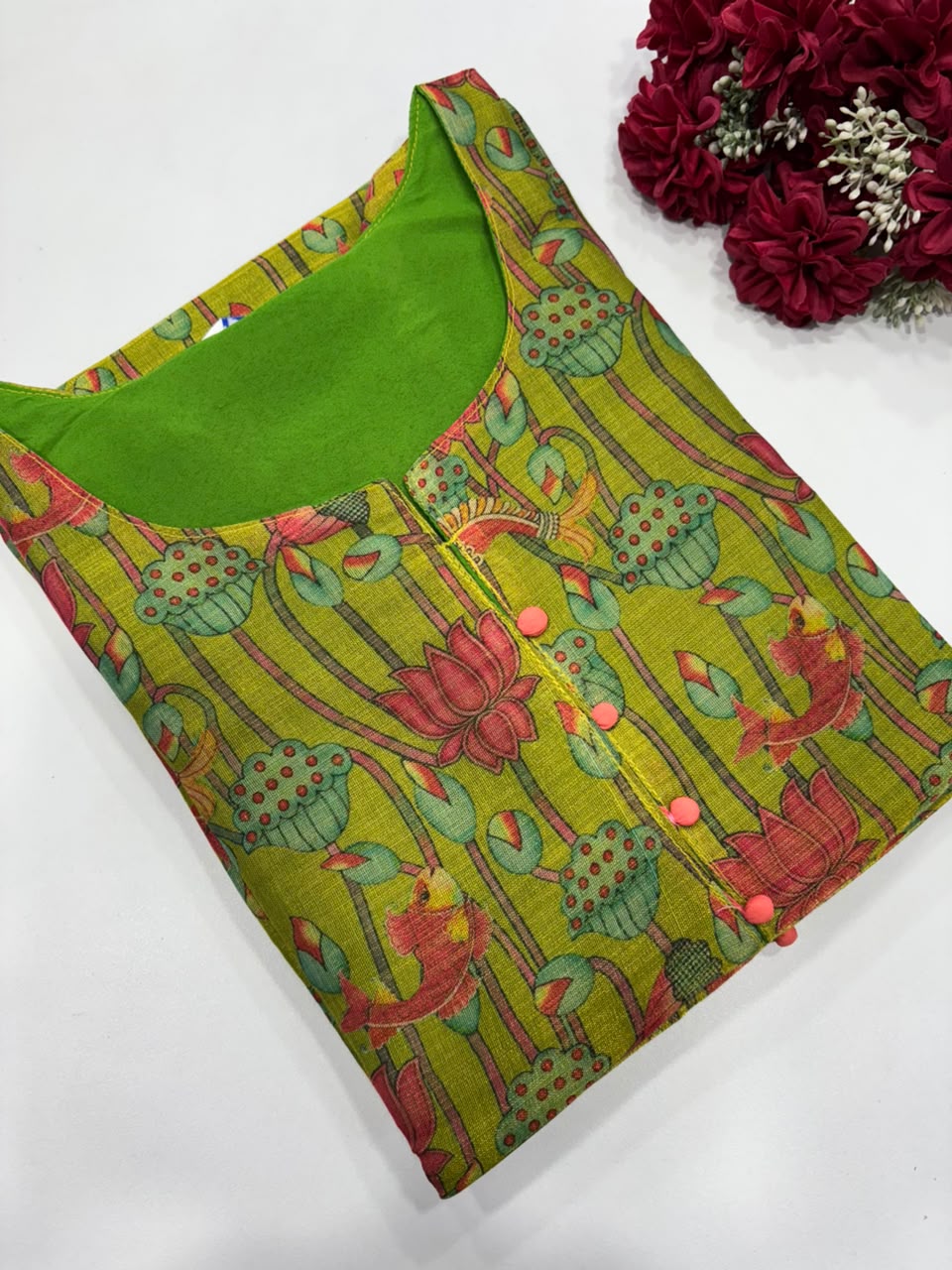SS8882 Premium Tissue Silk Kurti