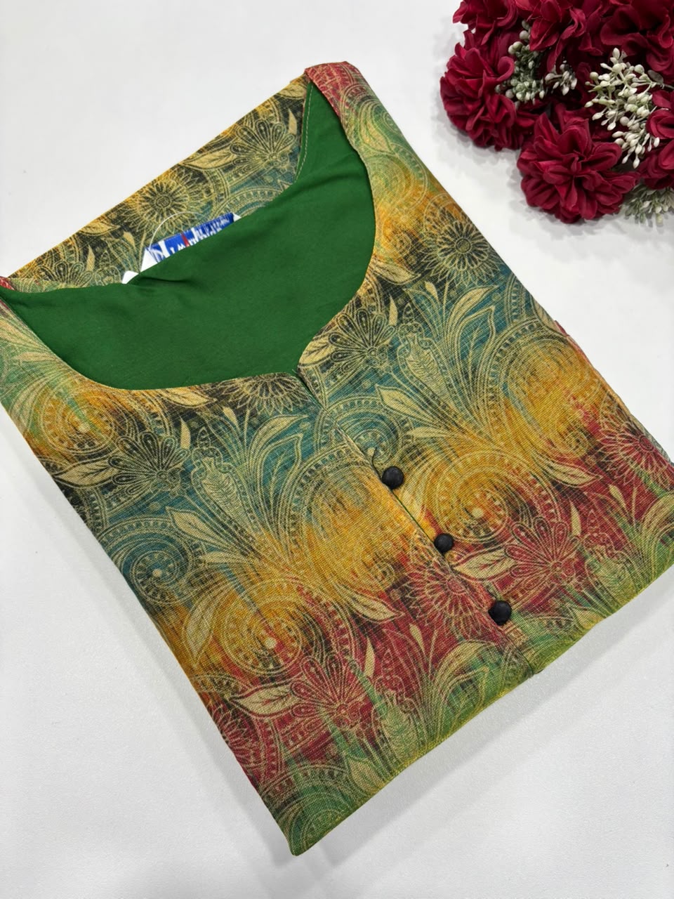 SS8880 Premium Tissue Silk Kurti