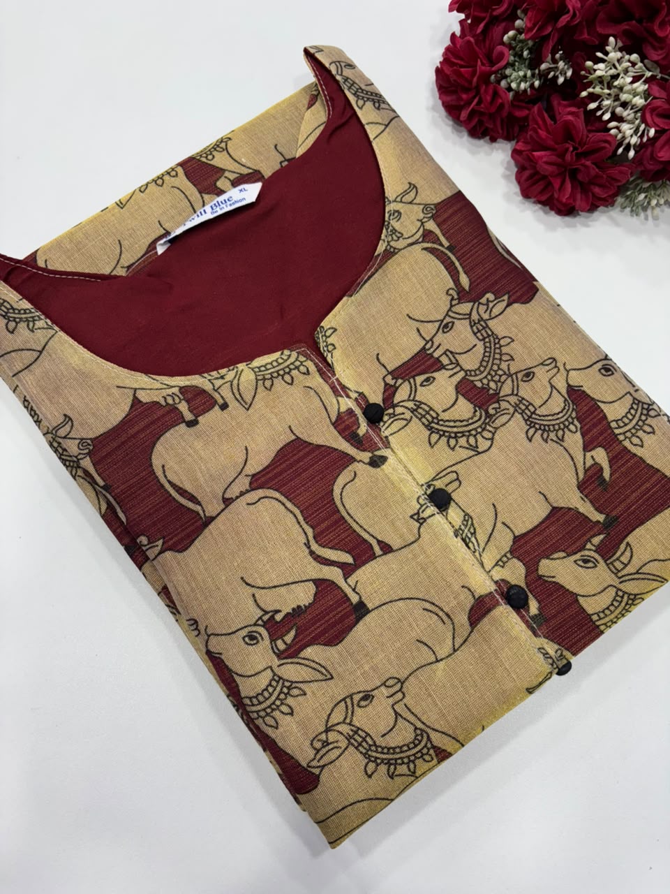 SS8877 Premium Tissue Silk Kurti