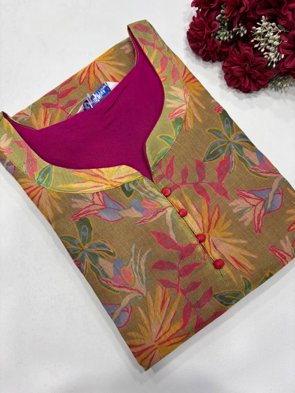 SS8874 Premium Tissue Silk Kurti