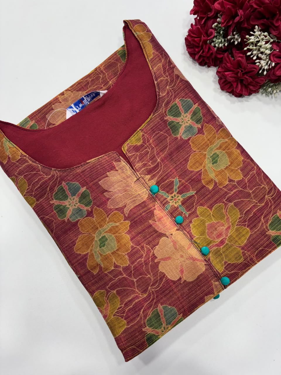 SS8872 Premium Tissue Silk Kurti