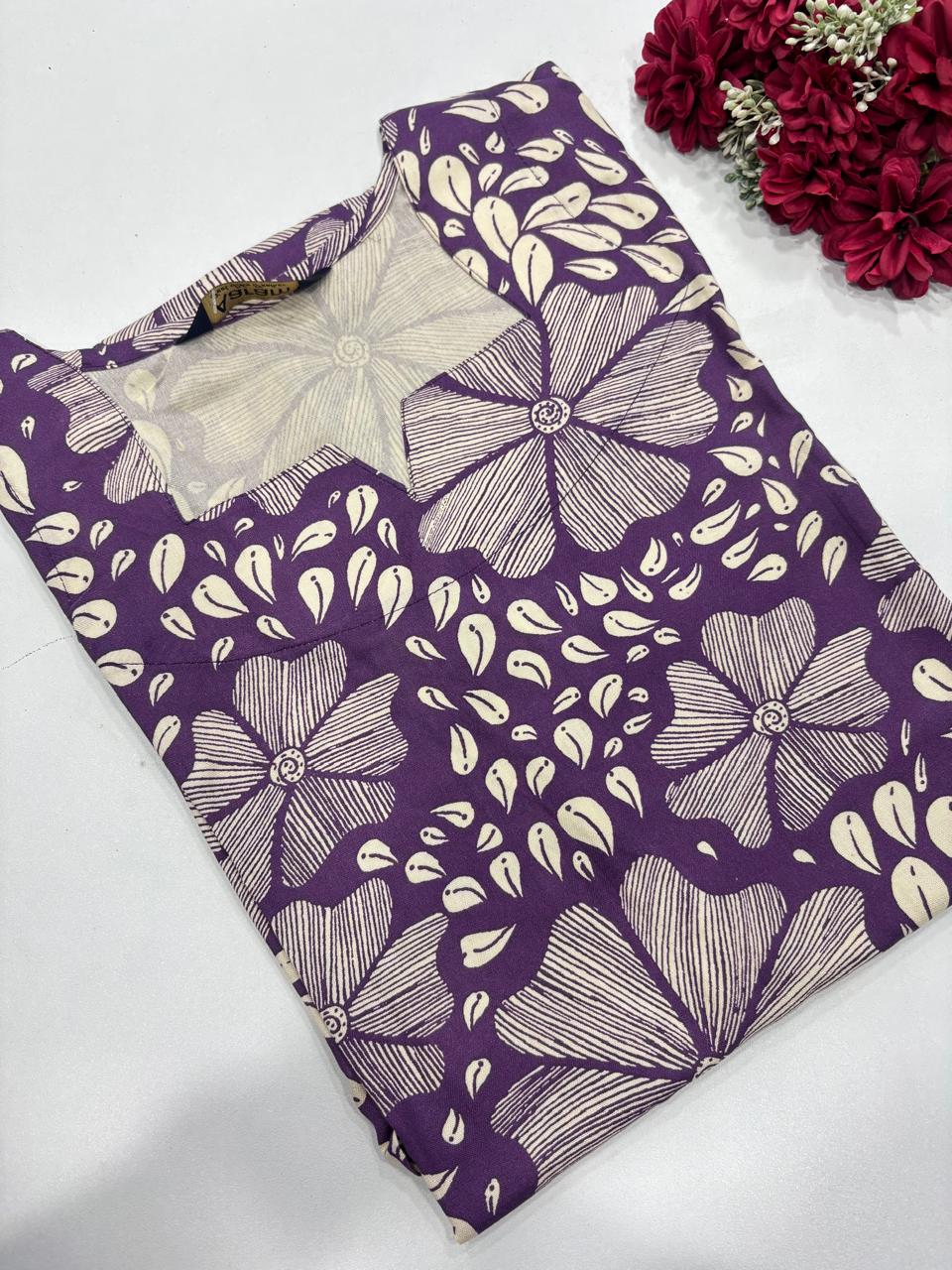 Regular Wear Side Open Kurti