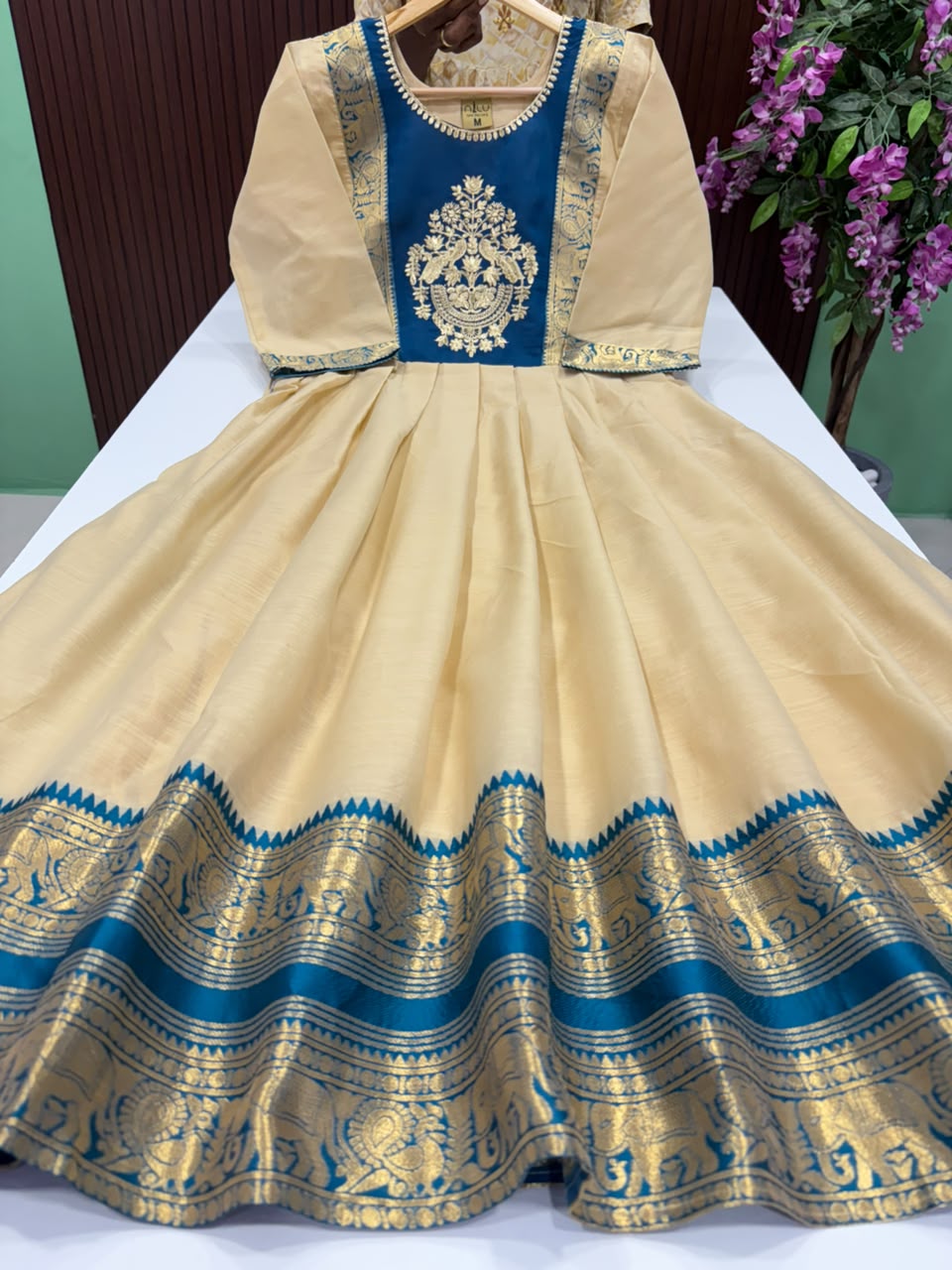 SS8920 Premium Silk Blend Anarkali Gown
