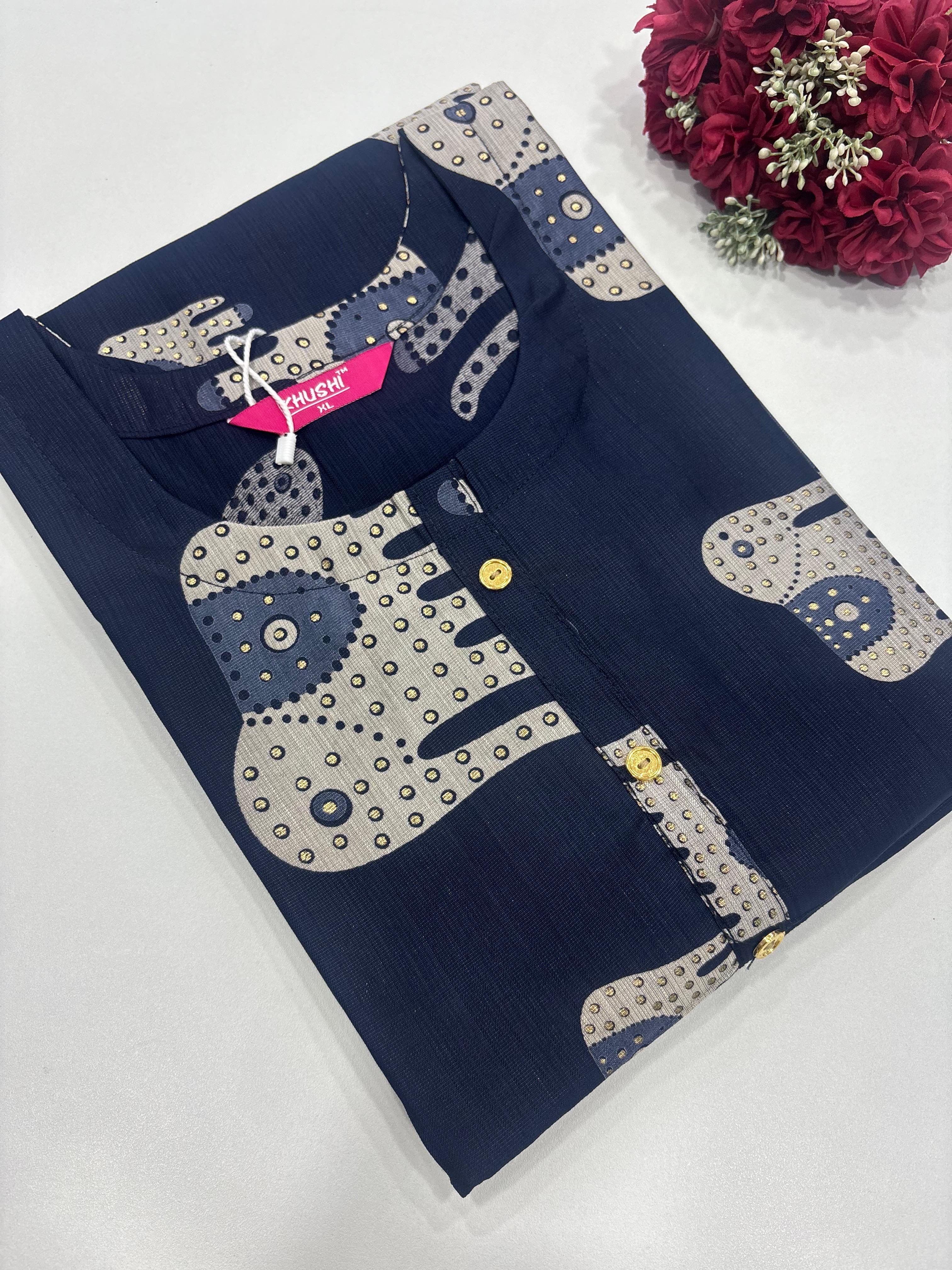 SS8925 Elegant Office Wear Vatican Silk Kurti