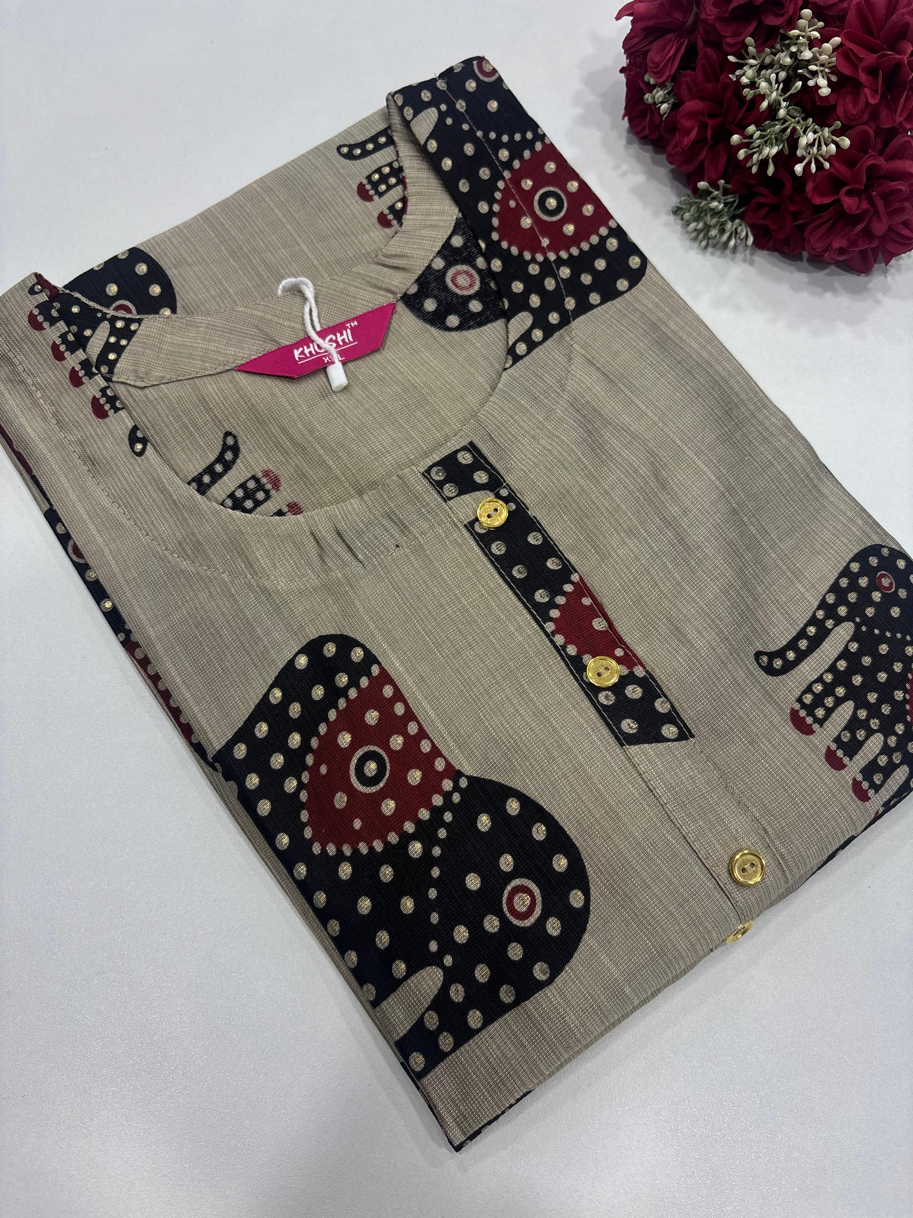 SS8928 Elegant Office Wear Vatican Silk Kurti