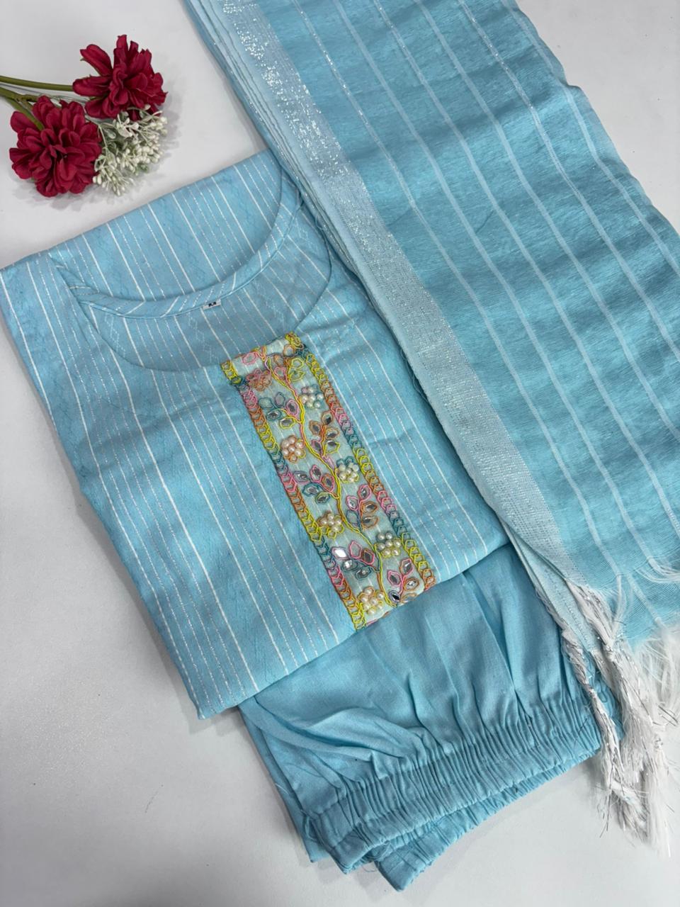 SS8989 Handloom Cotton Salwar Set