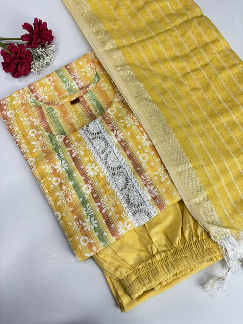 SS8991 Handloom Cotton Salwar Set