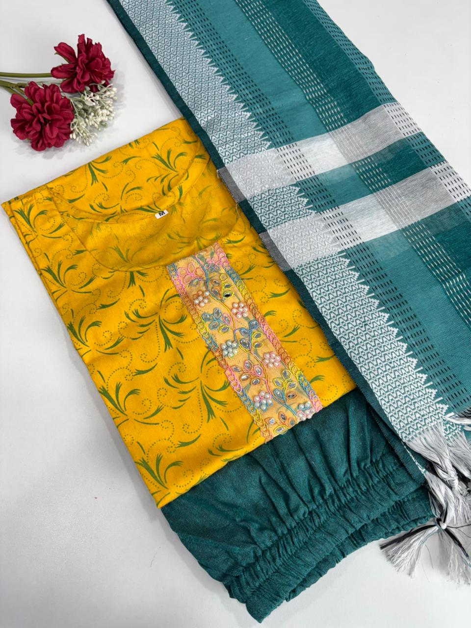 SS8996 Handloom Cotton Salwar Set