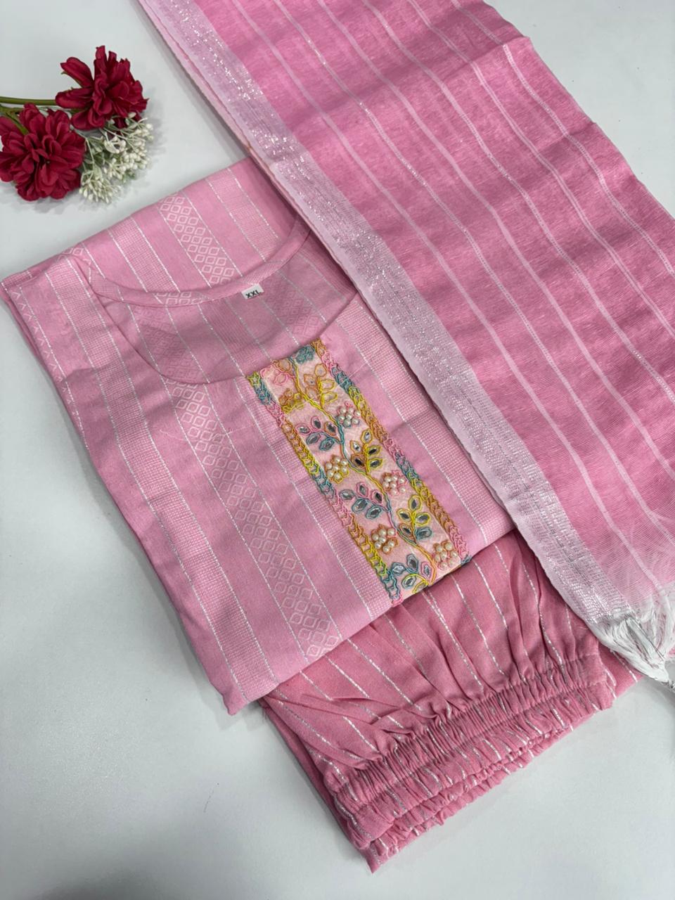 SS8994 Handloom Cotton Salwar Set