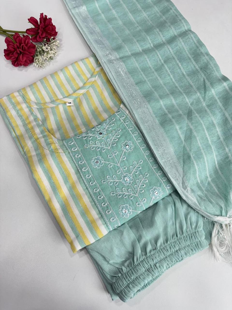 SS8995 Handloom Cotton Salwar Set