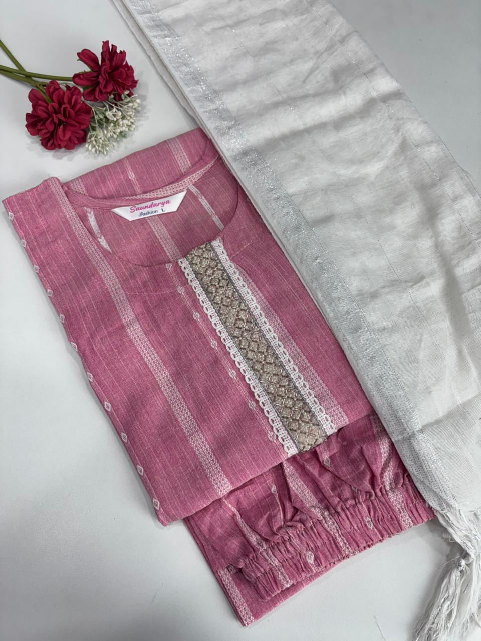 SS9000 Handloom Cotton Salwar Set