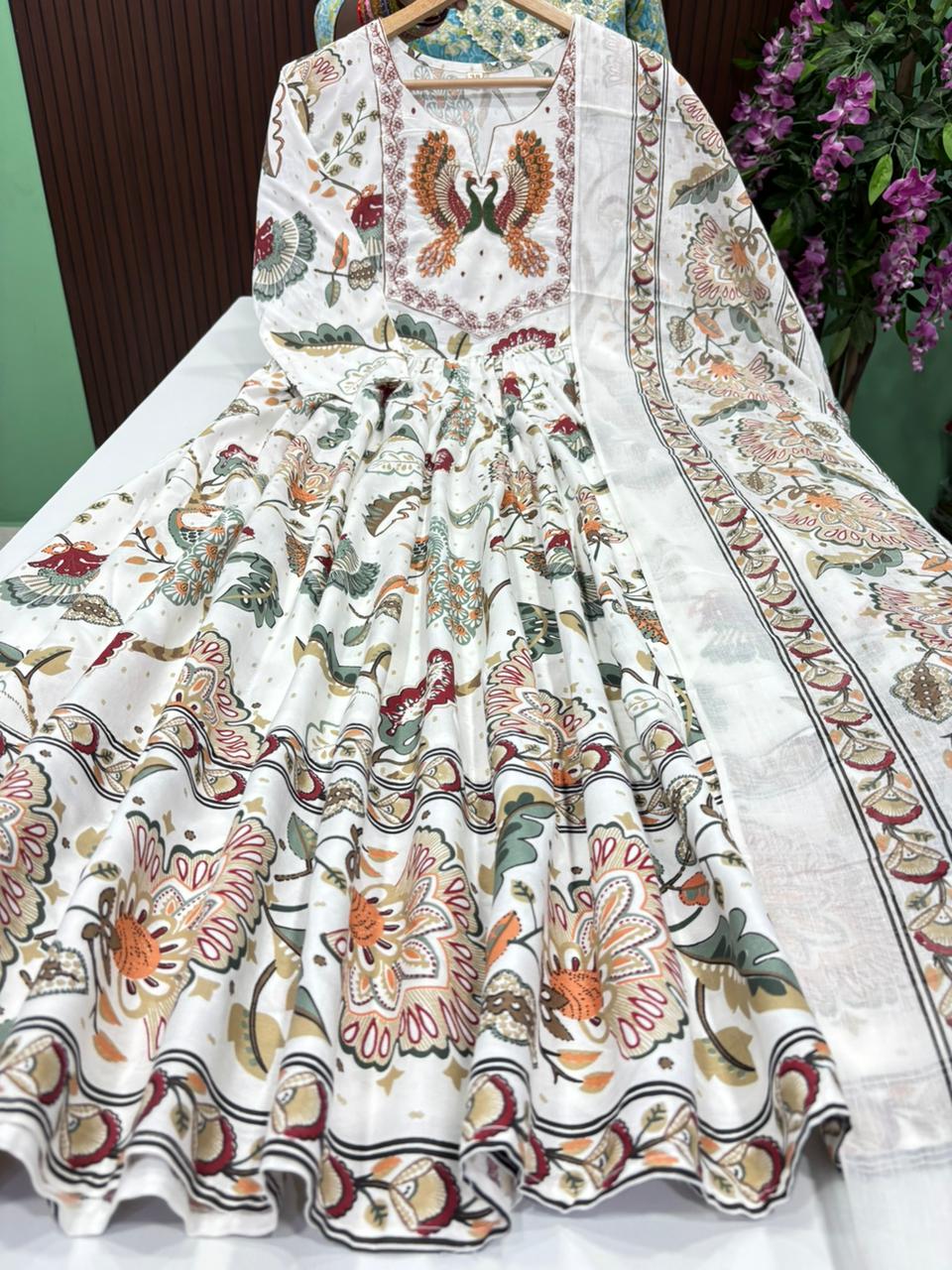 SS9116 Full Length Anarkali with Dupatta Set