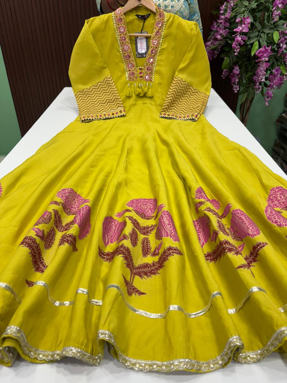 SS9122 Premium Roman Silk Anarkali