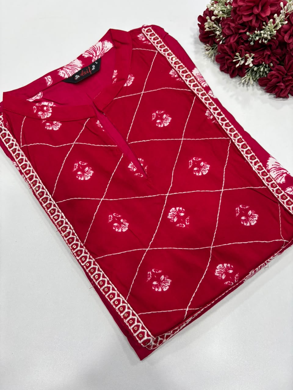 SS9213  Elegant Office Wear Rayon Kurti