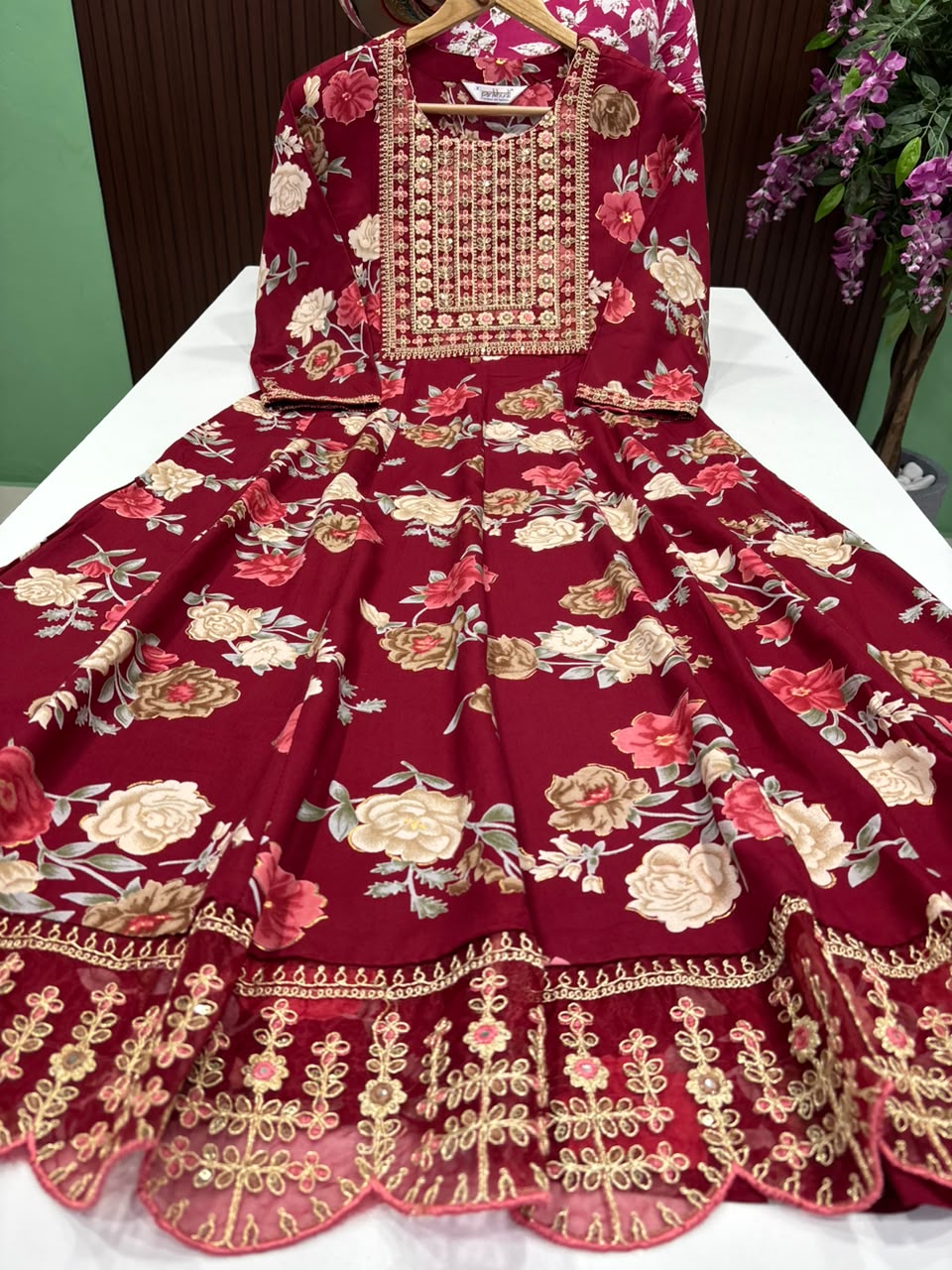 SS9272 Full Length Flared Anarkali
